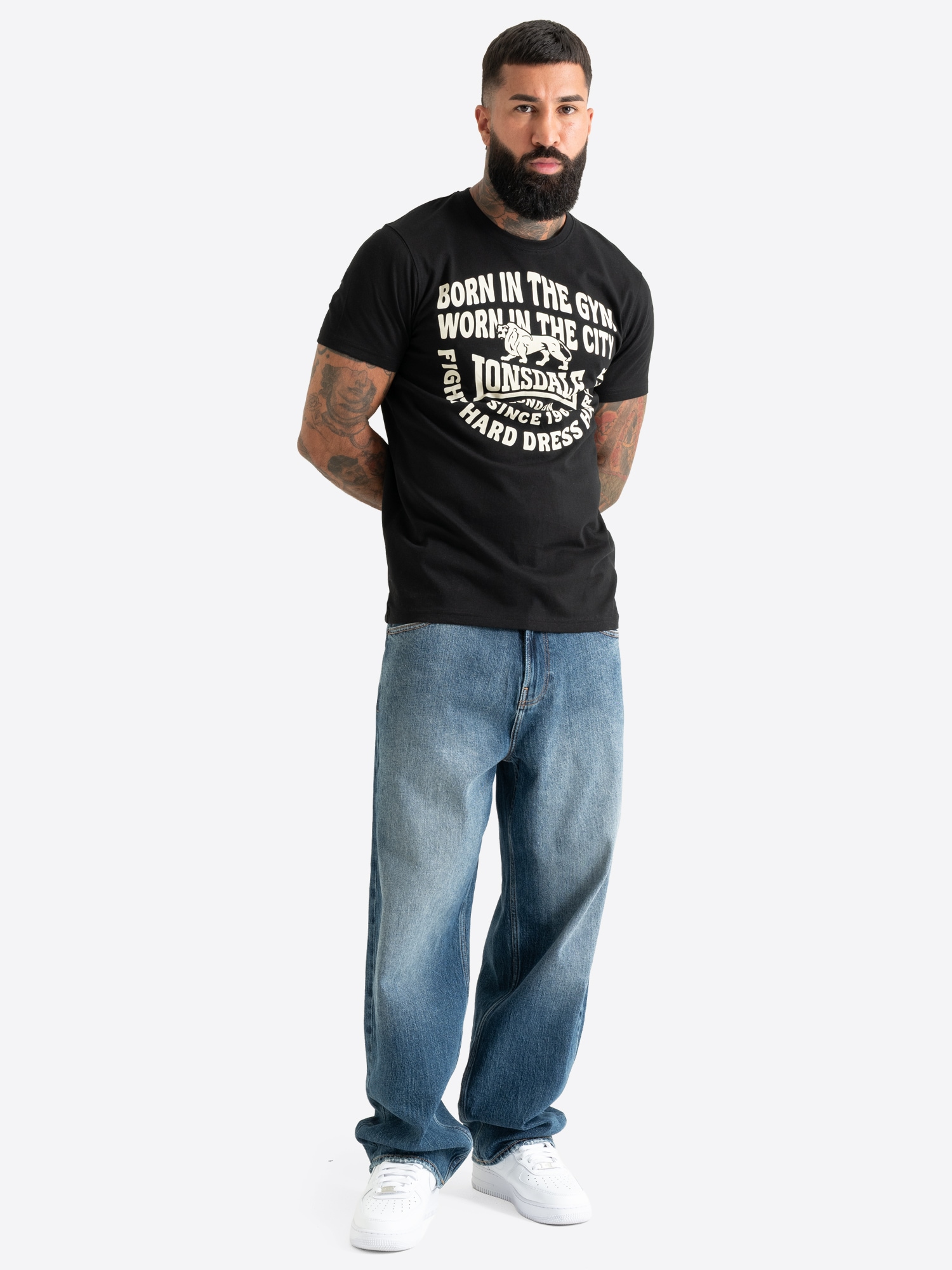 Lonsdale T-shirt »CRICKLEWOOD« mit Rundhalsausschnitt, Kurzarm-Design, normale Passform