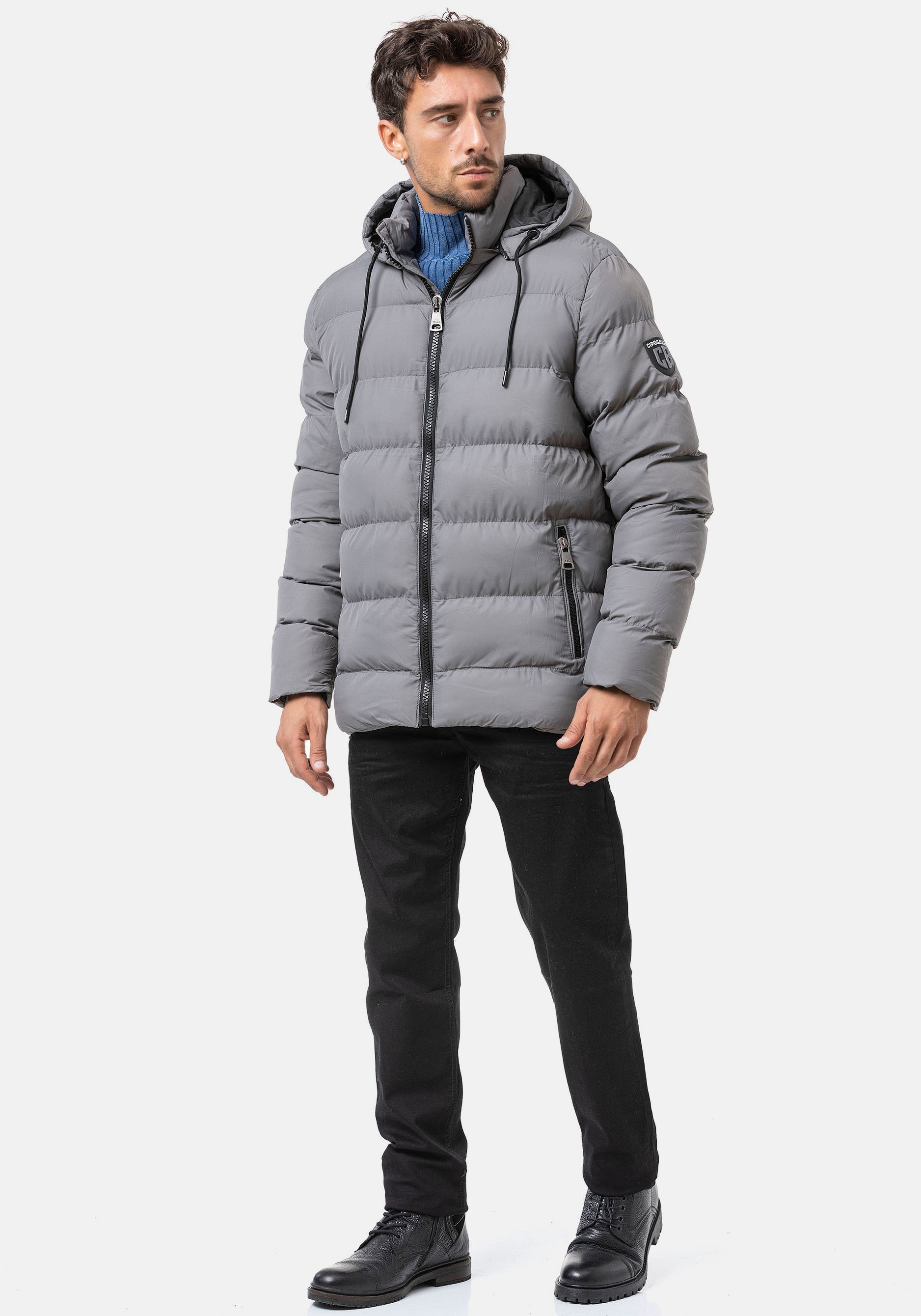 Cipo & Baxx Veste matelassée mit Kapuze
