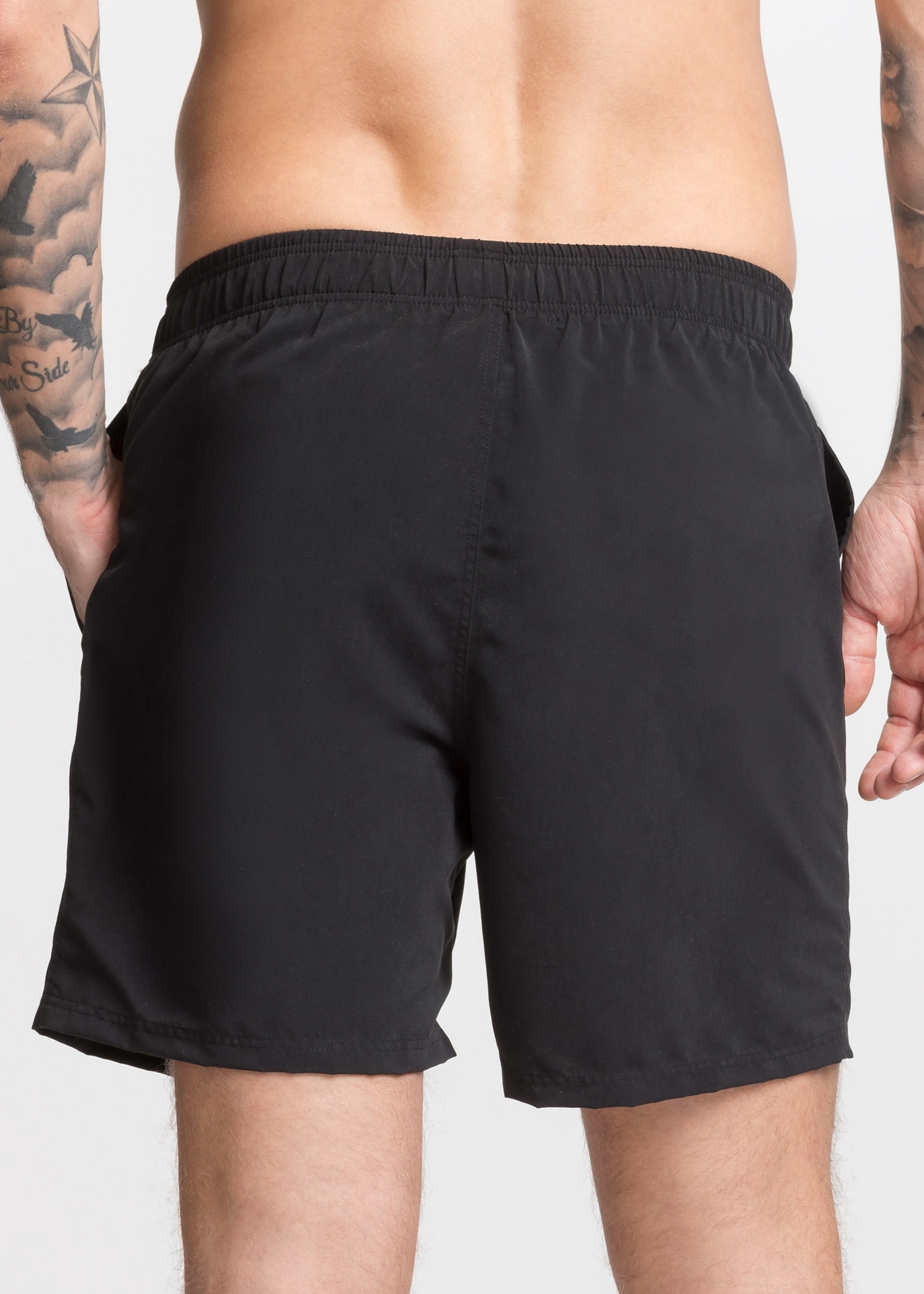bonprix Short de bain »Badeshorts« mit Netzfutter, bequeme Passform, unifarben, aus Polyester