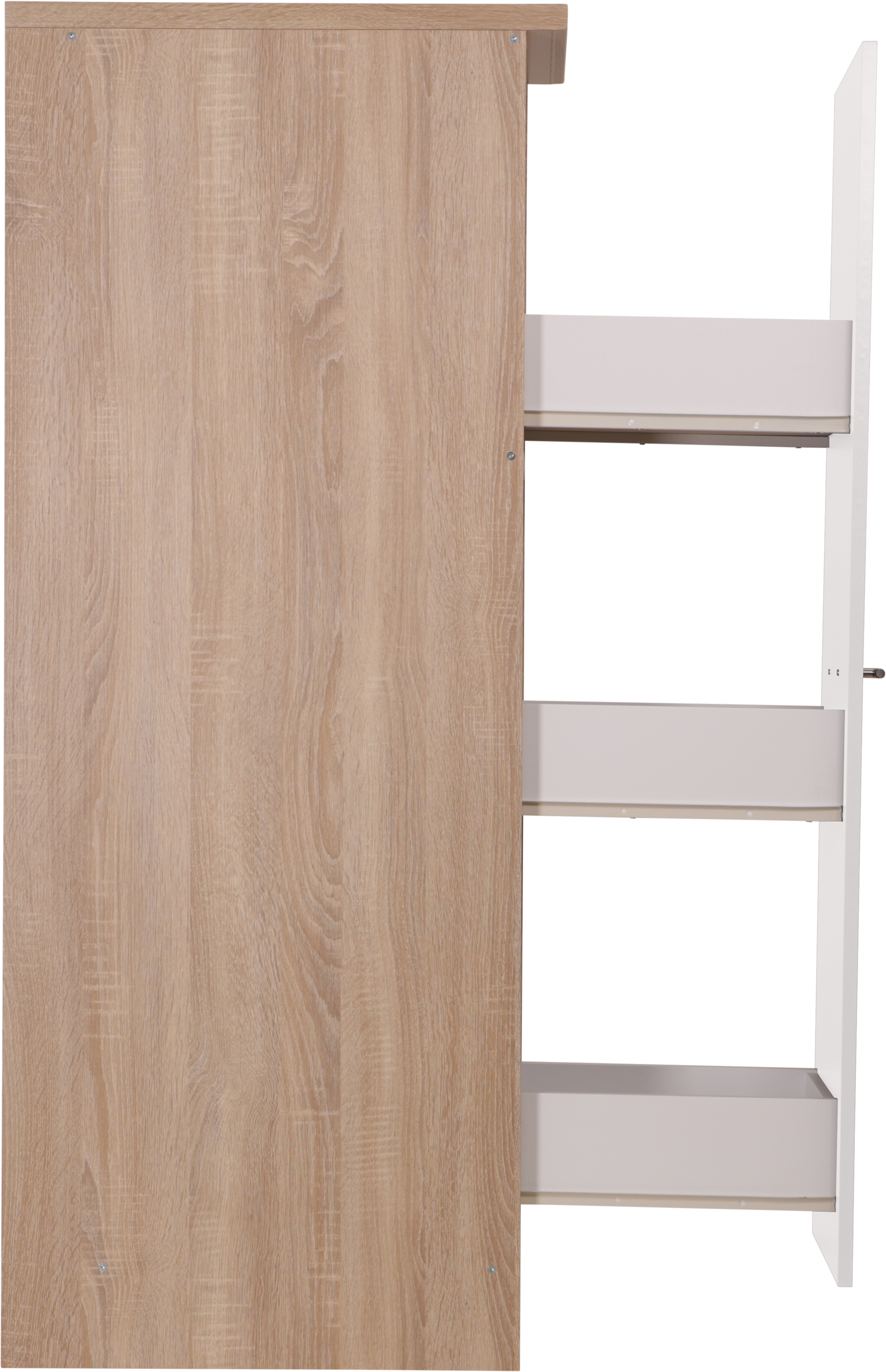 RESPEKTA Armoire à pharmacie »Merle« Breite 30 cm, Metallstangengriffe, Höhe 144,8 cm