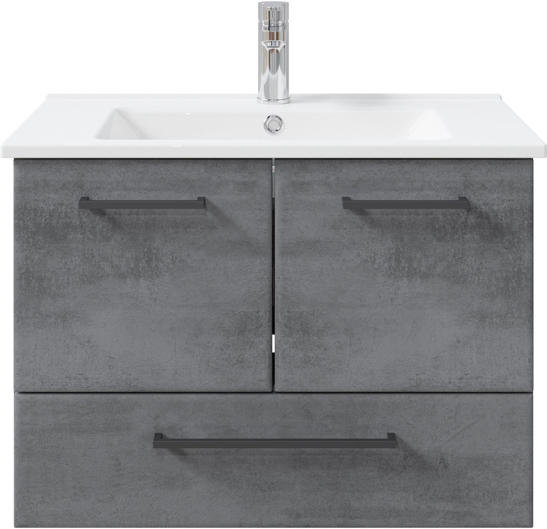 Image of Saphir Badmöbel-Set "Quickset 945 Keramik-Waschtisch mit Unterschrank, 75 cm breit" 1 Stk. tlg.