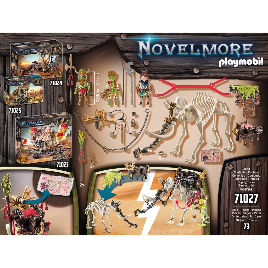 Playmobil® Konstruktions-Spielset »Sal'ahari Sands - Mammut Attacke (71027), Novelmore«, (73 St.)