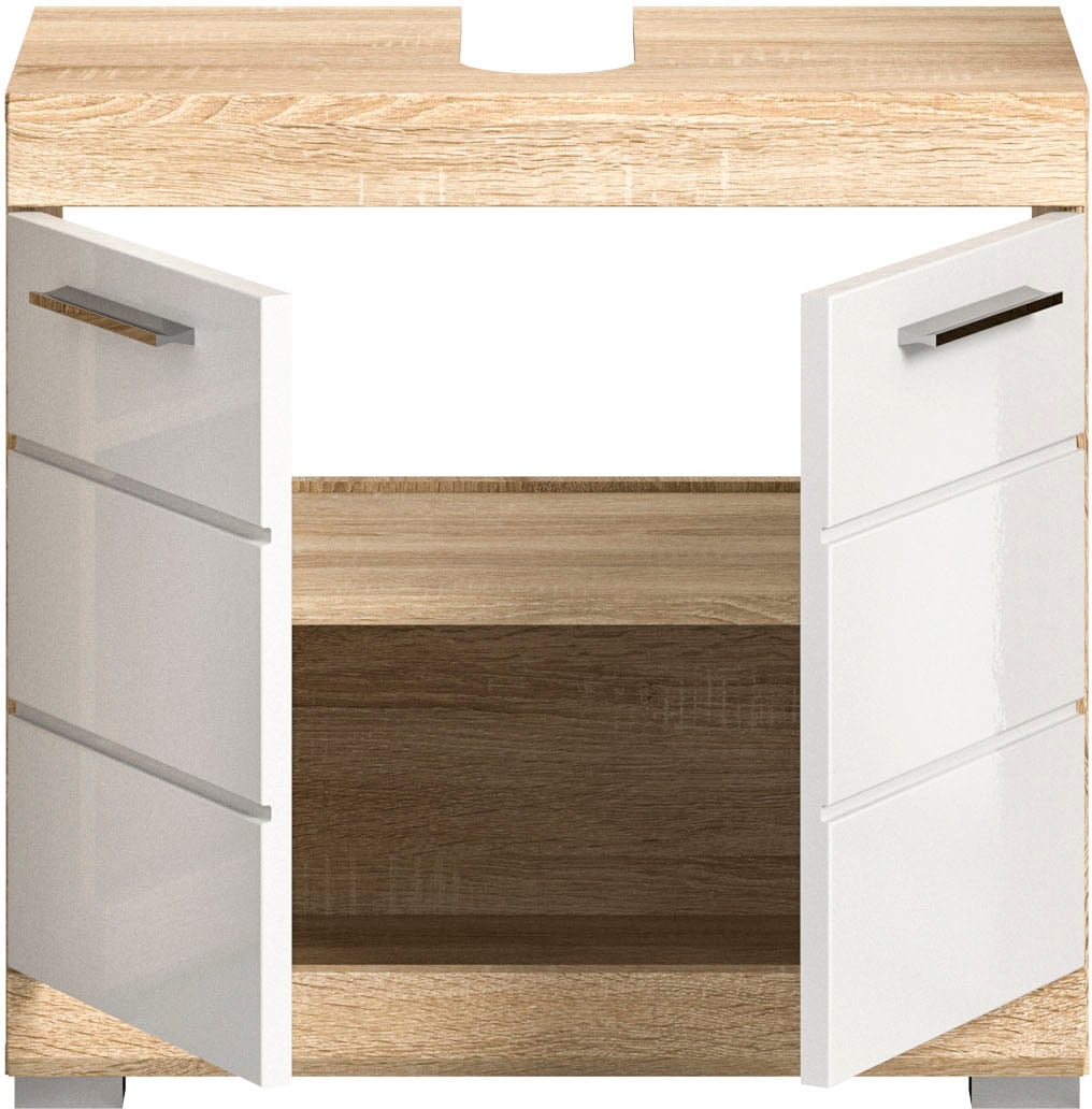 INOSIGN Waschbeckenunterschrank »Siena«, (1 St.), Badmöbel Badschrank, 2 Türen, Breite 60 cm