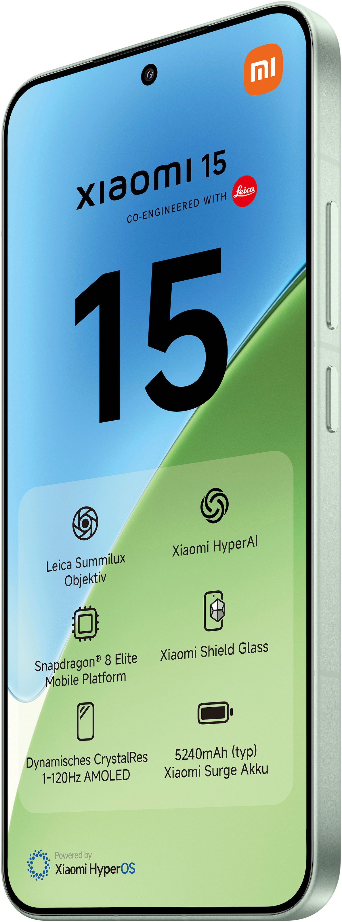 Xiaomi Smartphone »15 12+512GB« Grün