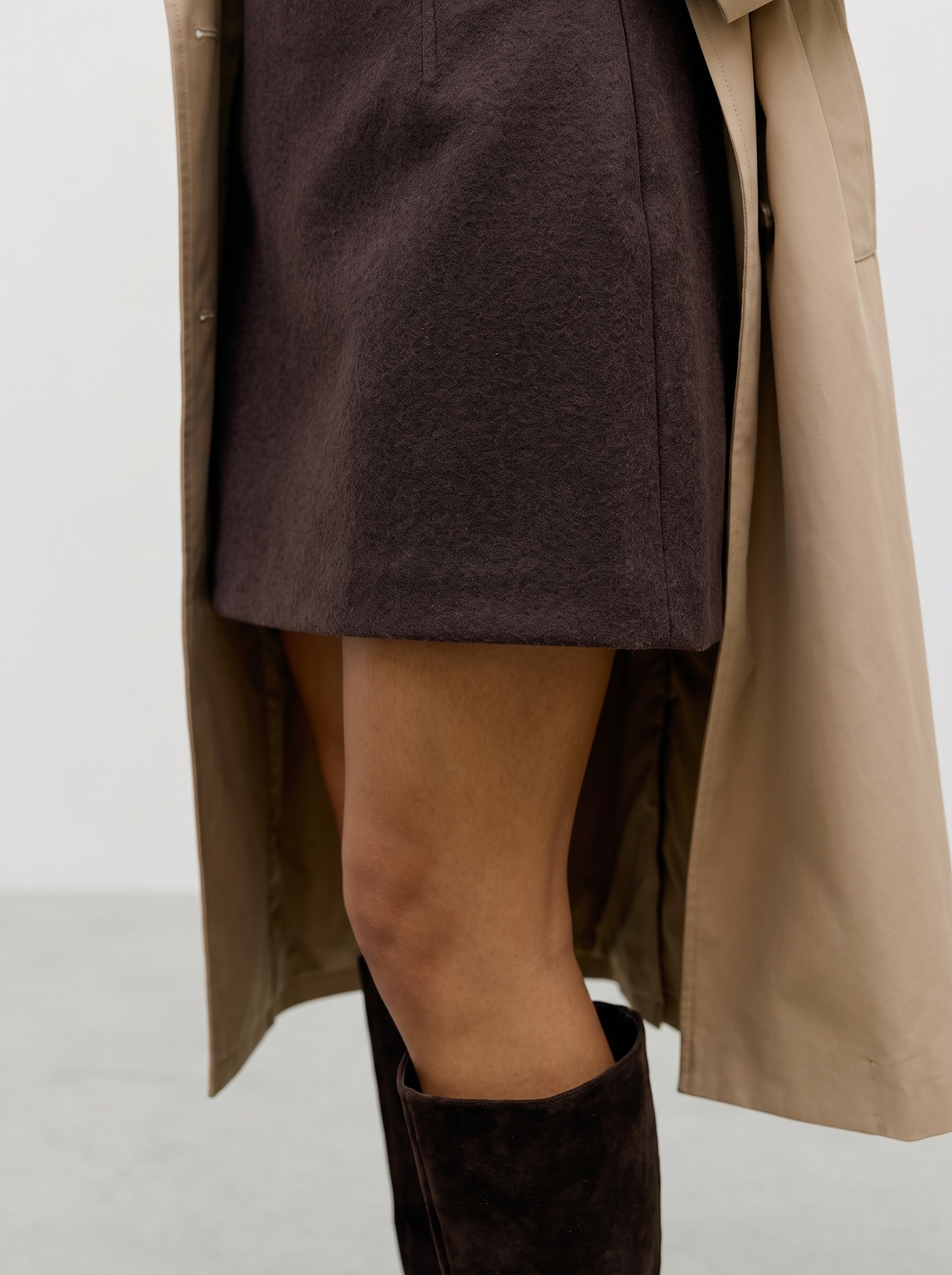 Vero Moda Minirock »VMFORTUNEALLISON HW SHORT SKIRT GA NOOS« Kunstfaser