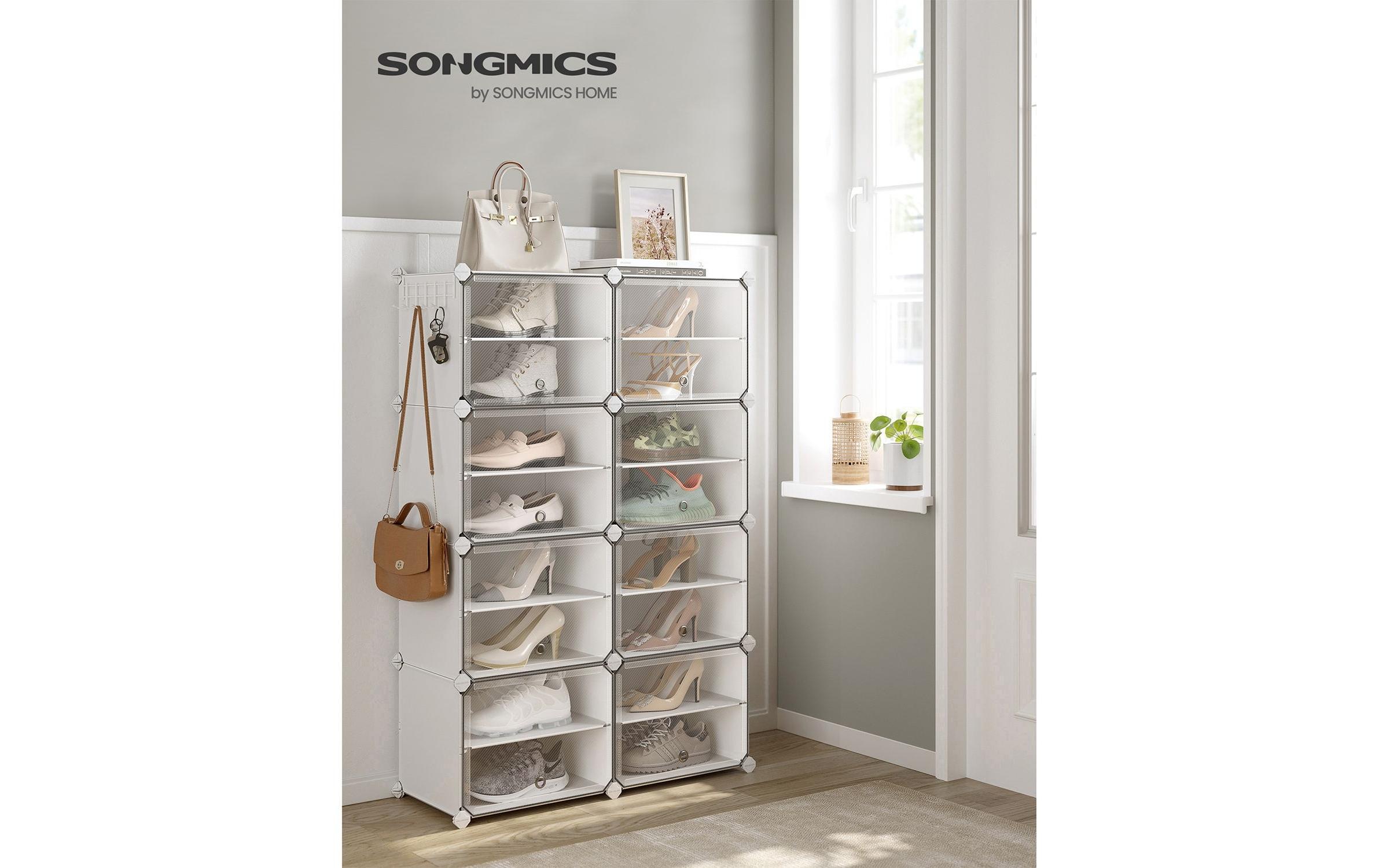 SONGMICS Schuhregal »Schuhregal 82 x 32 x 122 cm«
