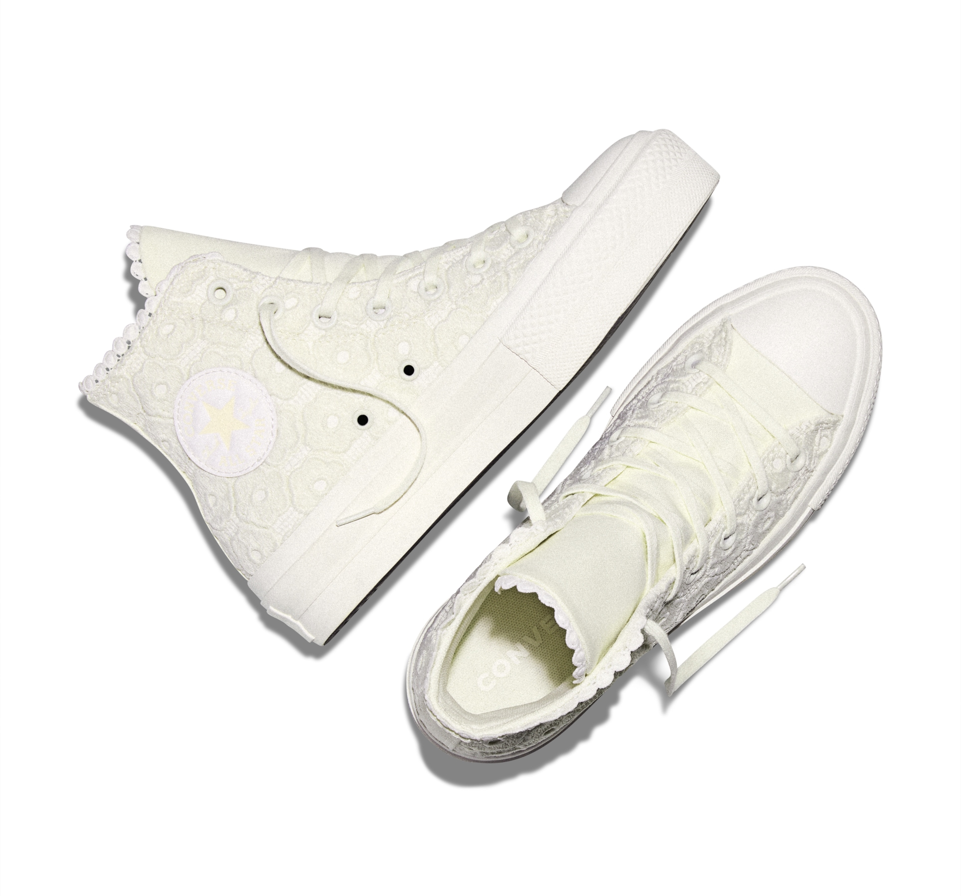 Converse Sneakers »CHUCK TAYLOR ALL STAR LIFT PLATFORM CROCHET«  pour look sportif au quotidien, avec semelle en caoutchouc, style sportif