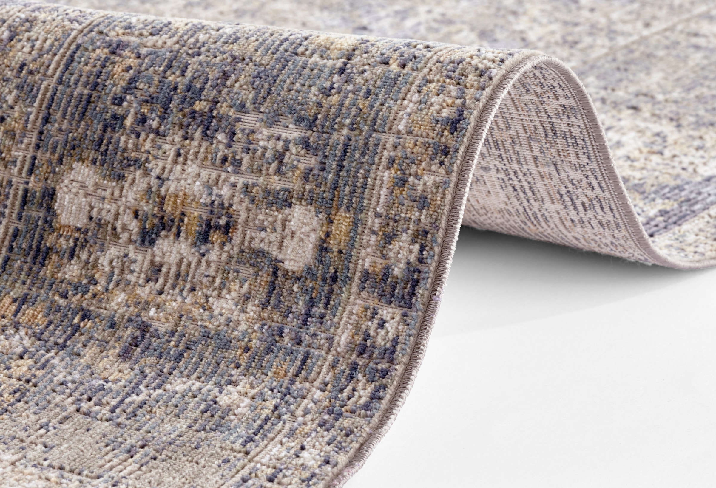 NORTHRUGS Teppich »Port Said«, rechteckig, 3 mm Höhe, In-& Outdoor, Läufer, Wetterfest, Balkon, Wohnzimmer, Orient