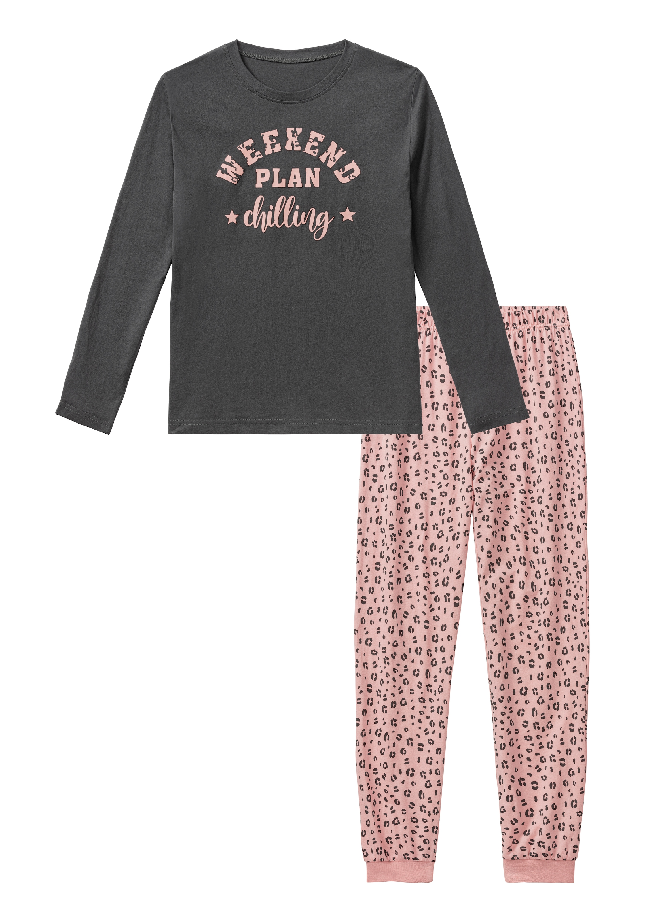 Image of Buffalo Pyjama 1 Stück, 2 tlg. mit modischem Leo-Druck, weiche Baumwollqualität