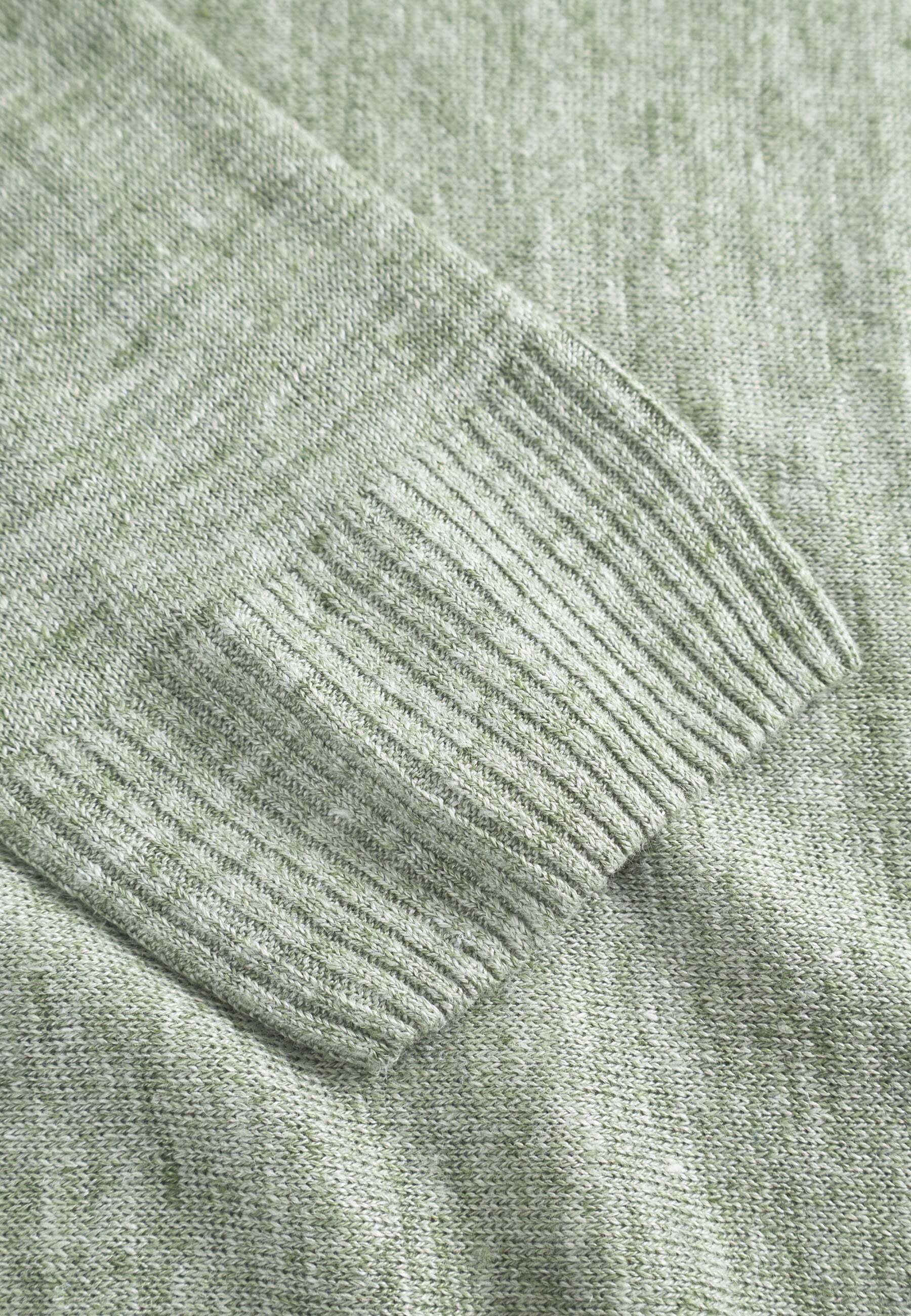 colours & sons Strickpullover »colours & sons Pullover Roundneck-Linen«
