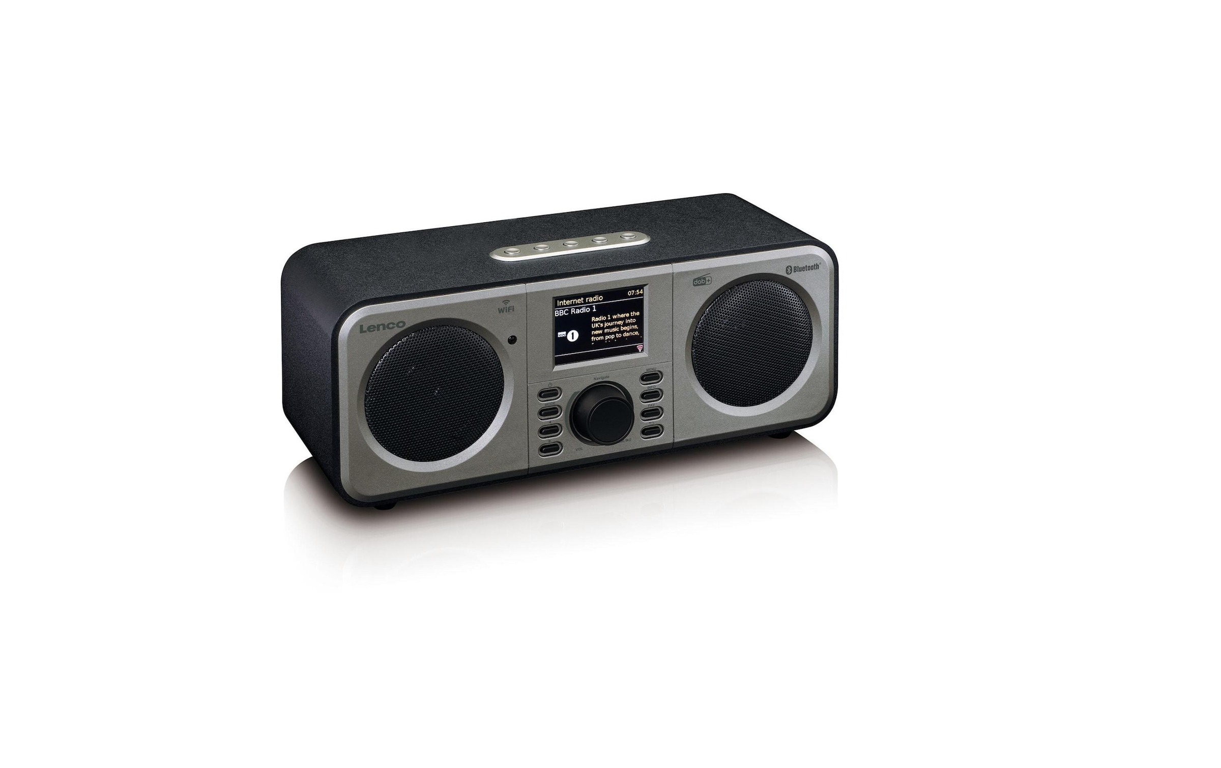 Digitalradio (DAB+) »DIR-140, DAB+ Schwarz«, (Digitalradio (DAB+)-FM-Tuner-Internetradio)