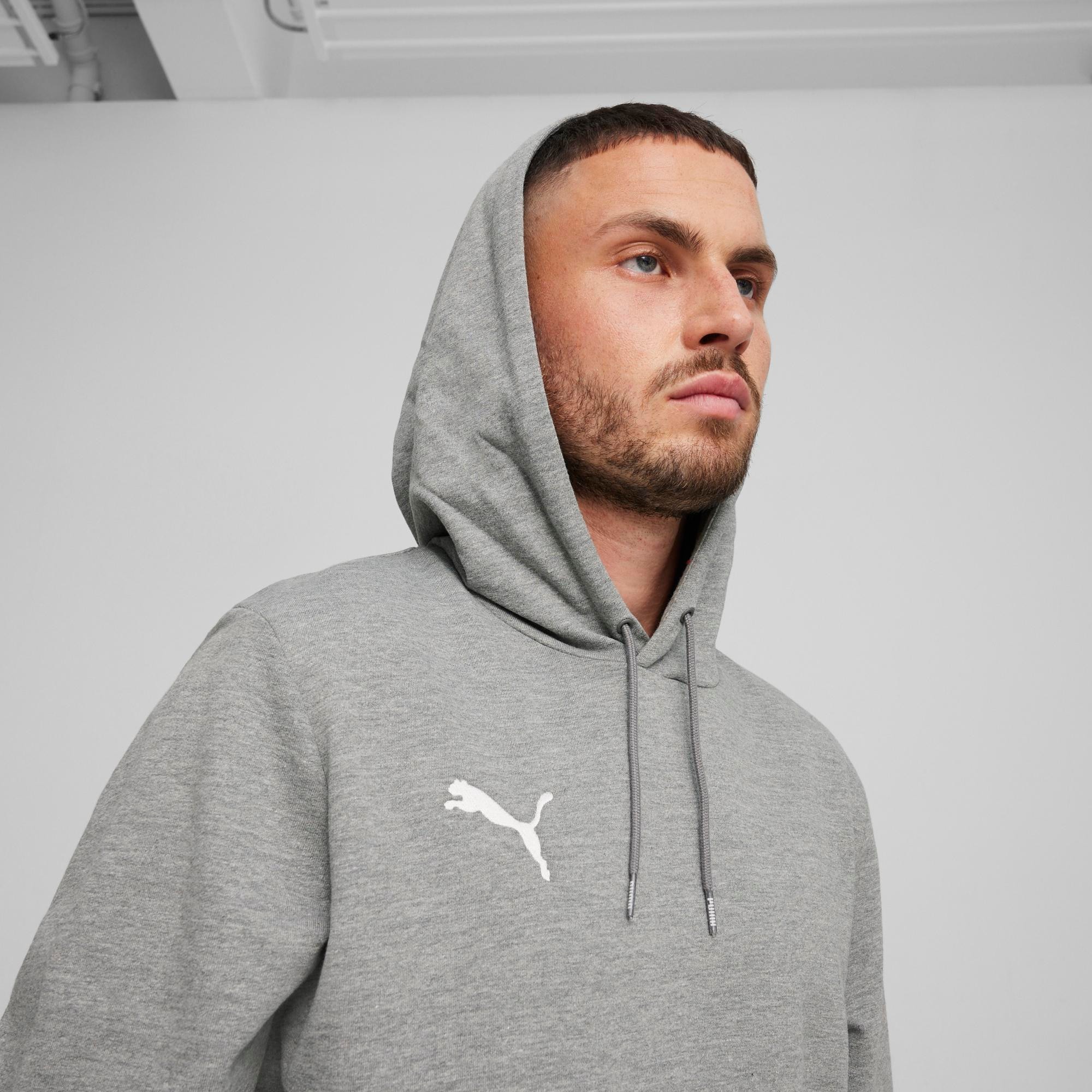 PUMA Sweat à capuche »TEAMGOAL CASUALS HOODY«, avec capuche, col rond, Regular Fit, avec poche kangourou

