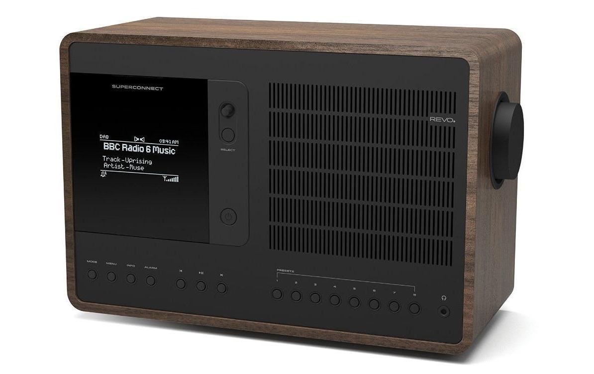 Revo Radio »SuperConnect Walnuss/Schwarz«