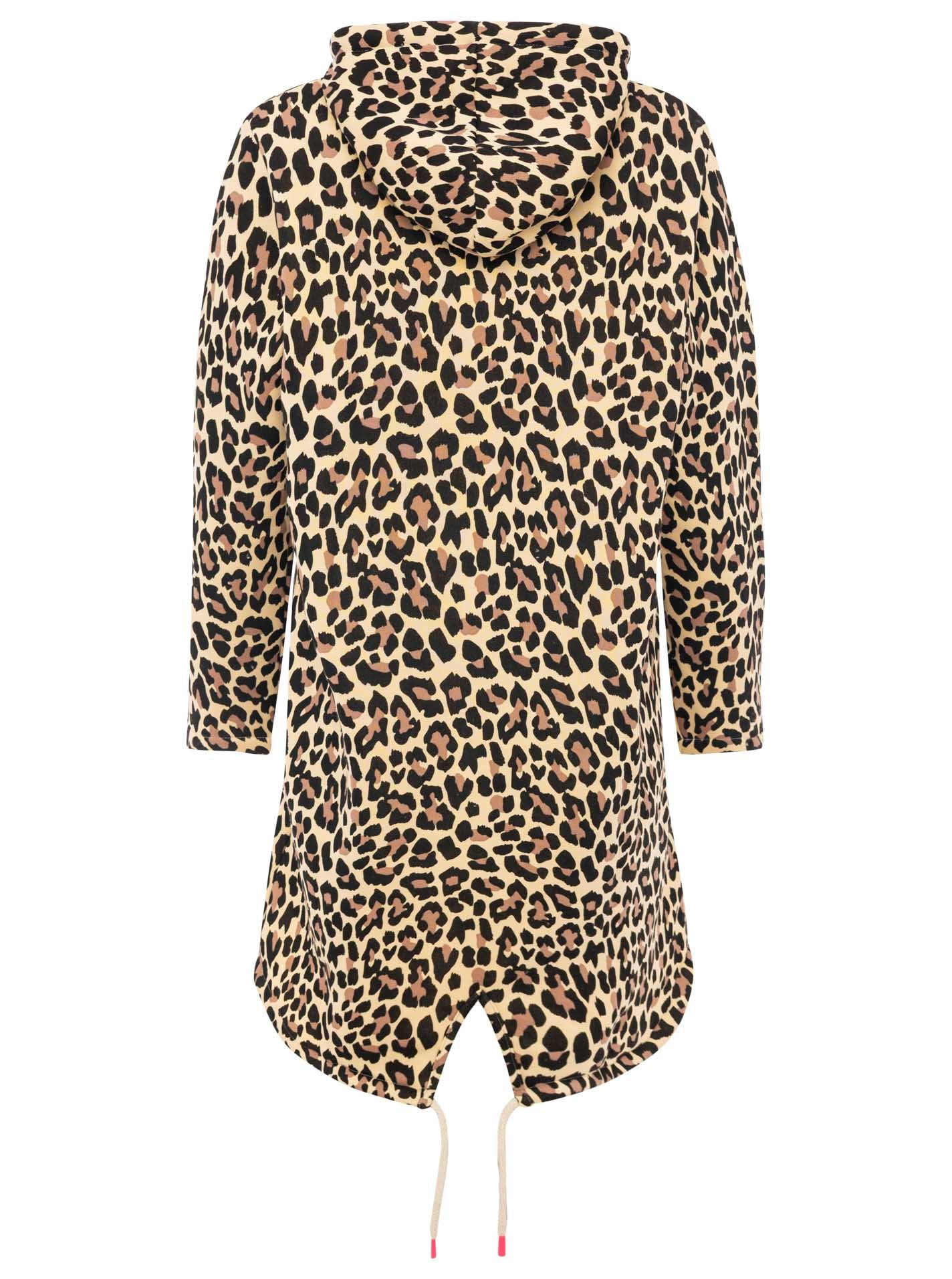 Zwillingsherz Kurzmantel »"Leo Allover"« gemustert, Taschen, Reissverschluss