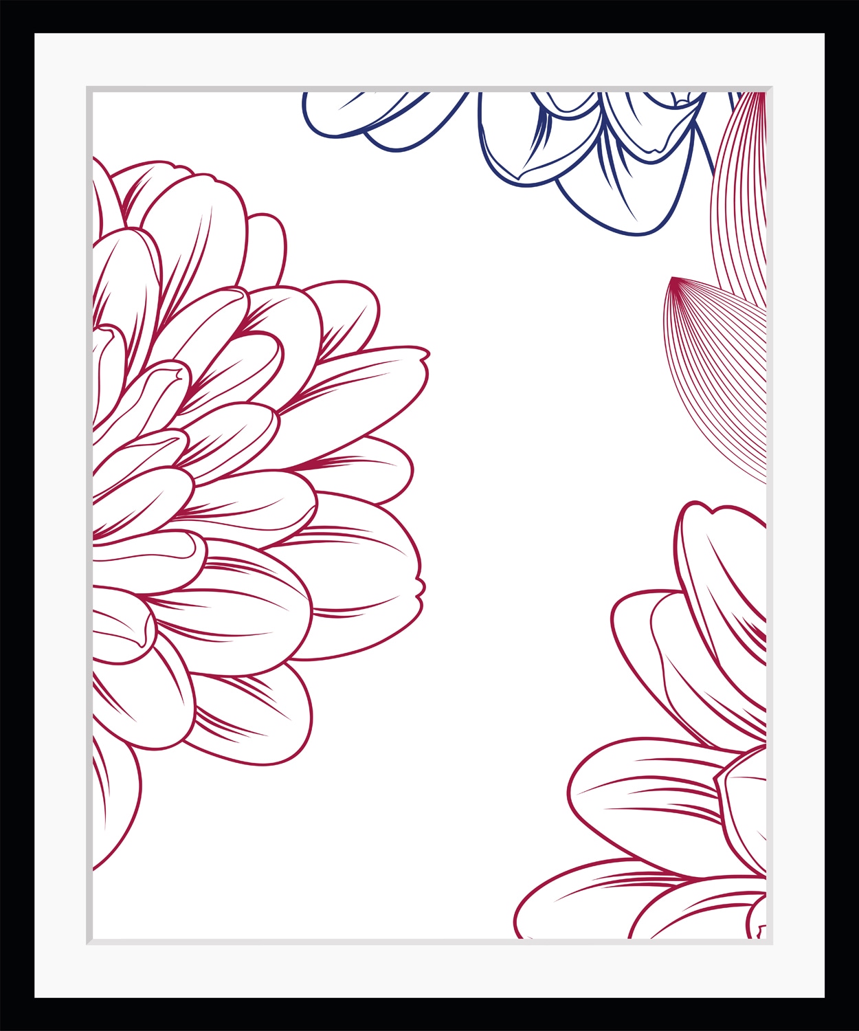 queence Bild »Lia«, Blumen, (Set), Blumen, gerahmt
