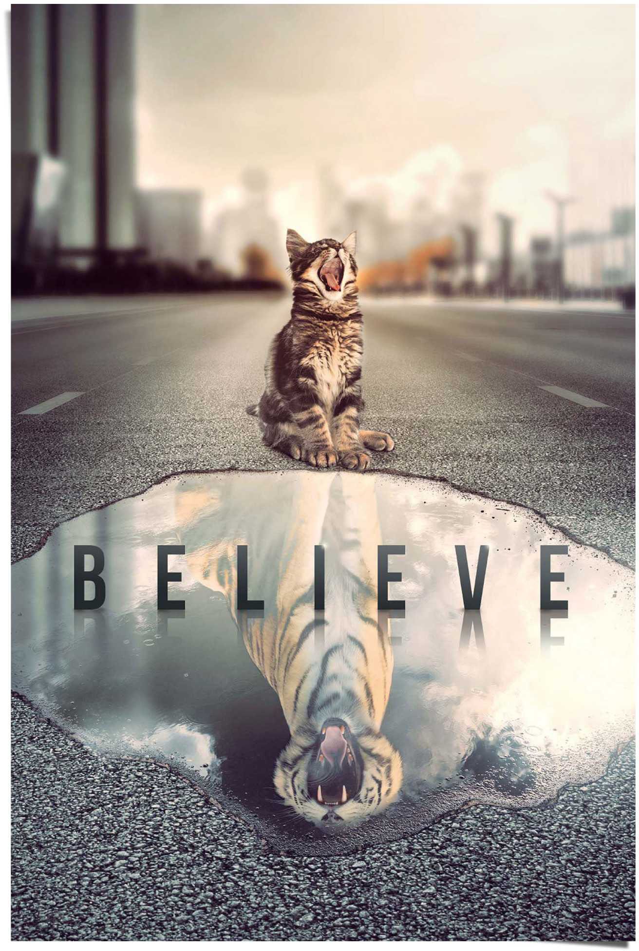 Image of Reinders! Poster »Glaube an dich!« bei Ackermann Versand Schweiz