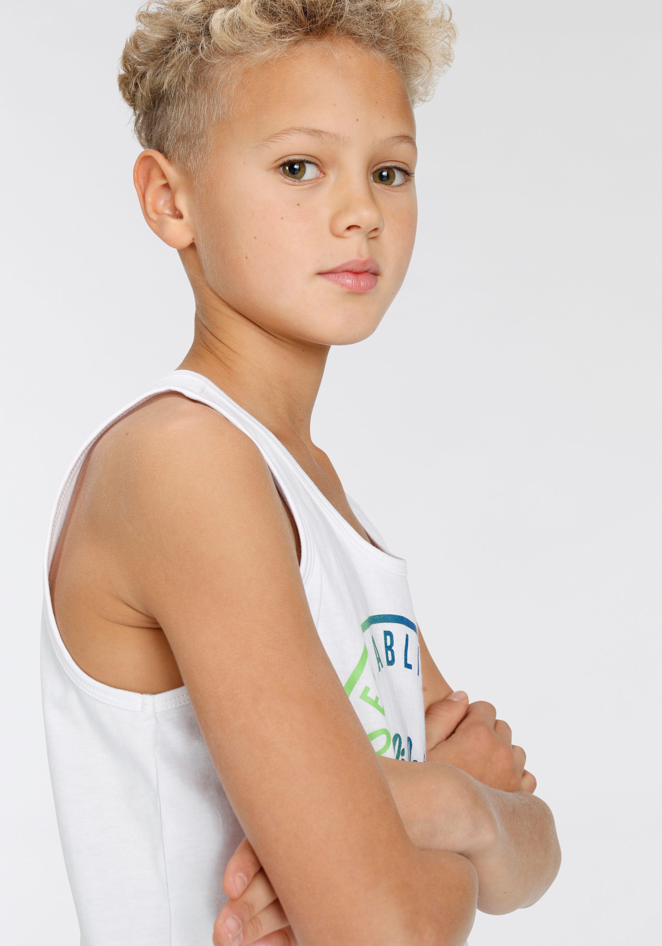 Bench. Tanktop, (Packung, 2 tlg., 2er-Pack), mit tollem Farbverlauf