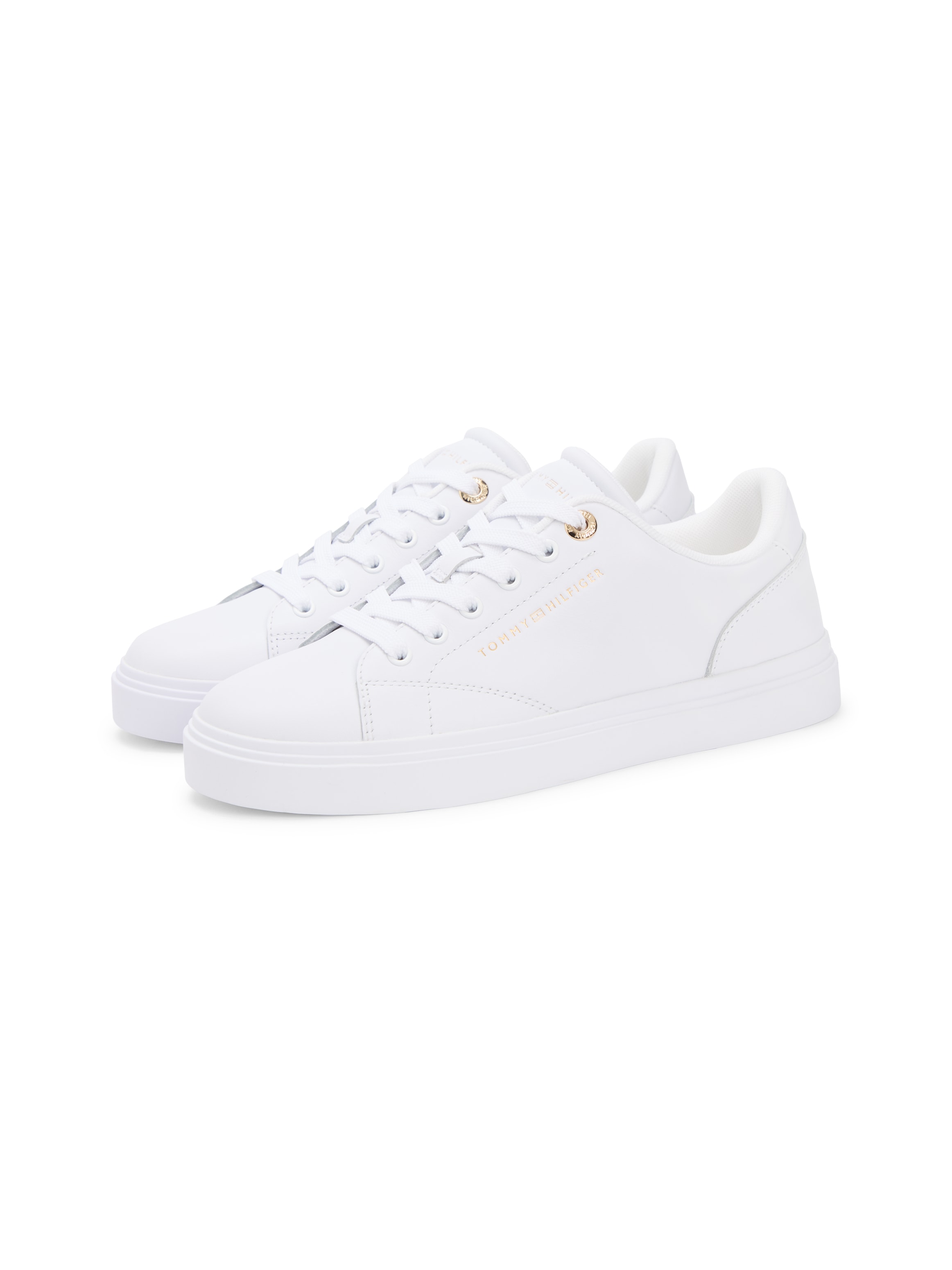 Image of Tommy Hilfiger Plateausneaker "TH CHIC SNEAKER" Freizeitschuh, Halbschuh, Schnürschuh mit Ziernähten