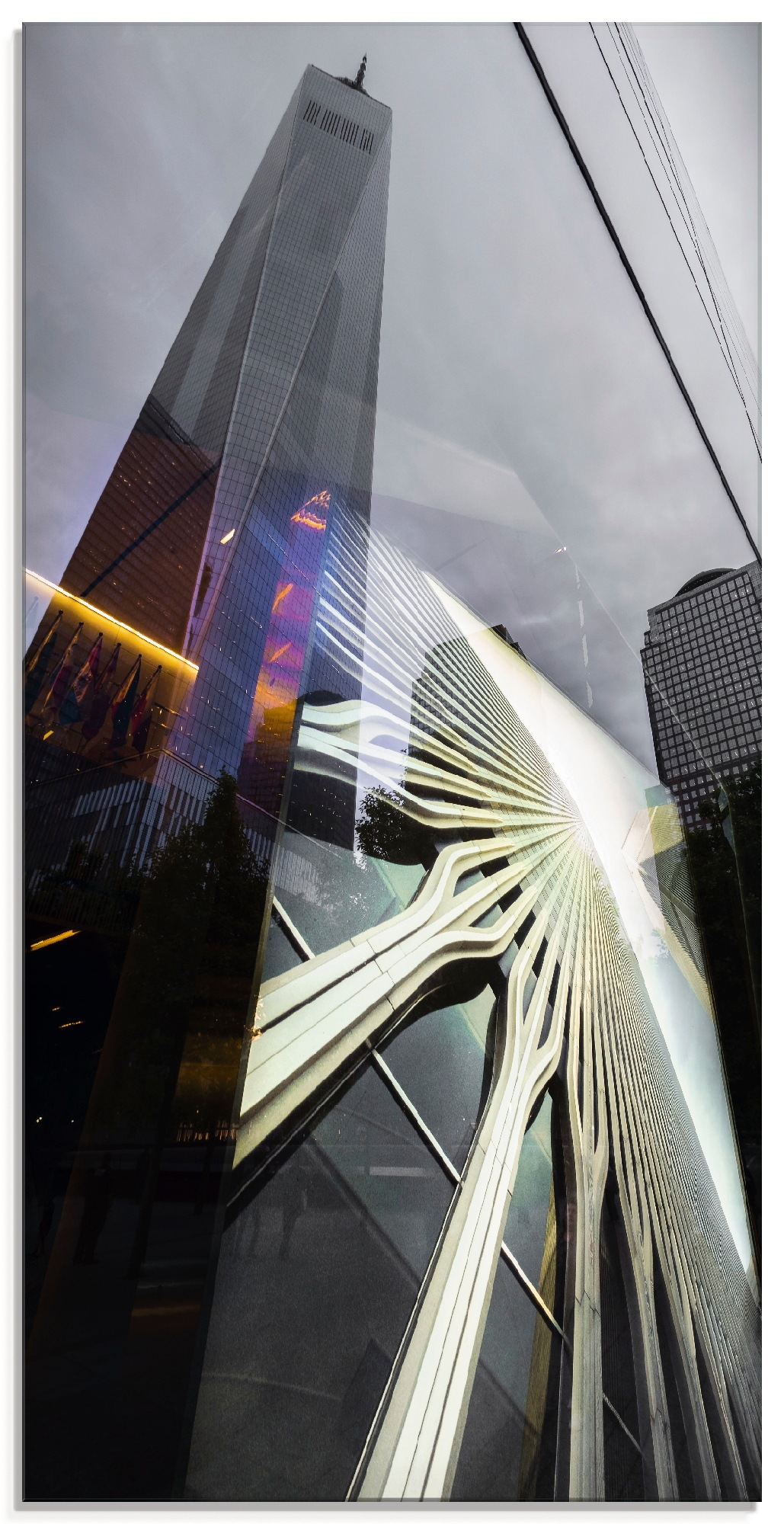 Image of Artland Glasbild "One World Trade Center" Amerika 1 Stk. tlg. in verschiedenen Grössen