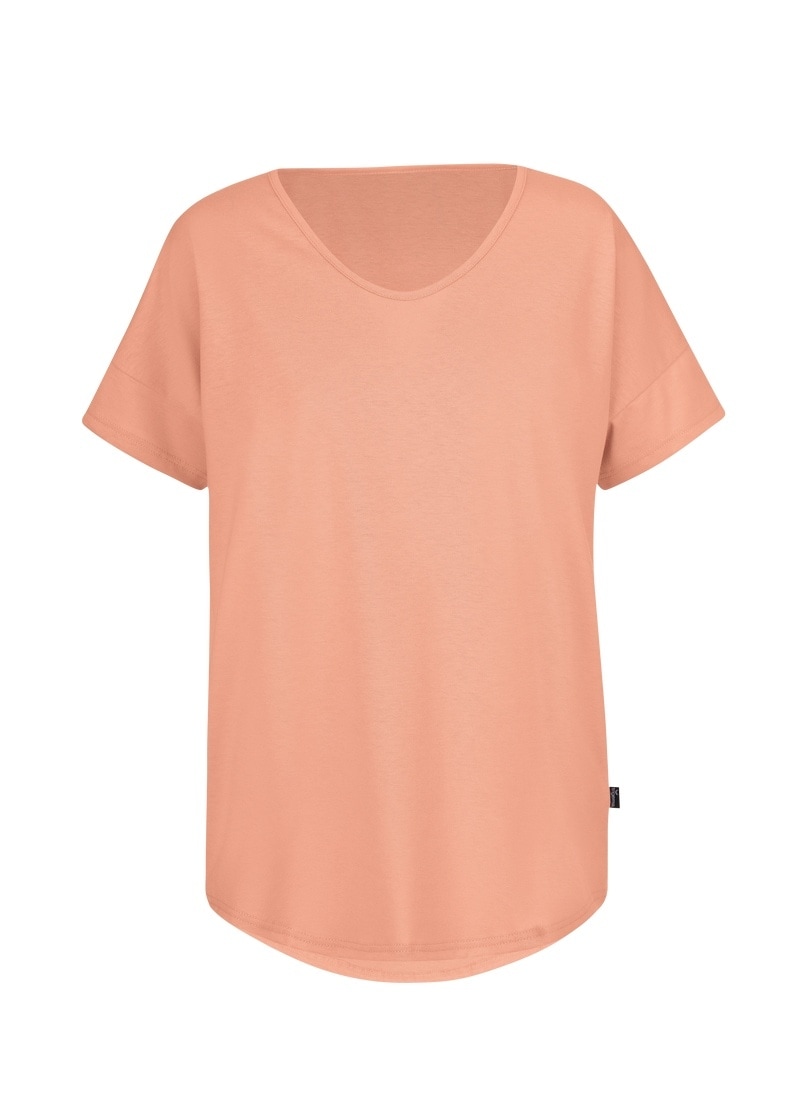 Trigema T-Shirt »TRIGEMA Oversized T-Shirt mit V-Ausschnitt« 1 Stk.