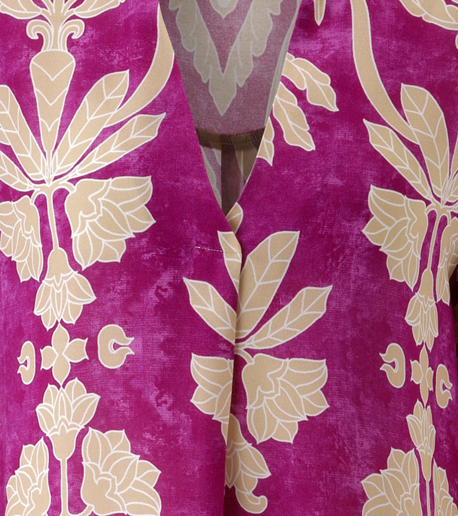 Aniston SELECTED Robe chemisier mit ornamentaler Blüten- und Blättermusterung - NEUE KOLLEKTION