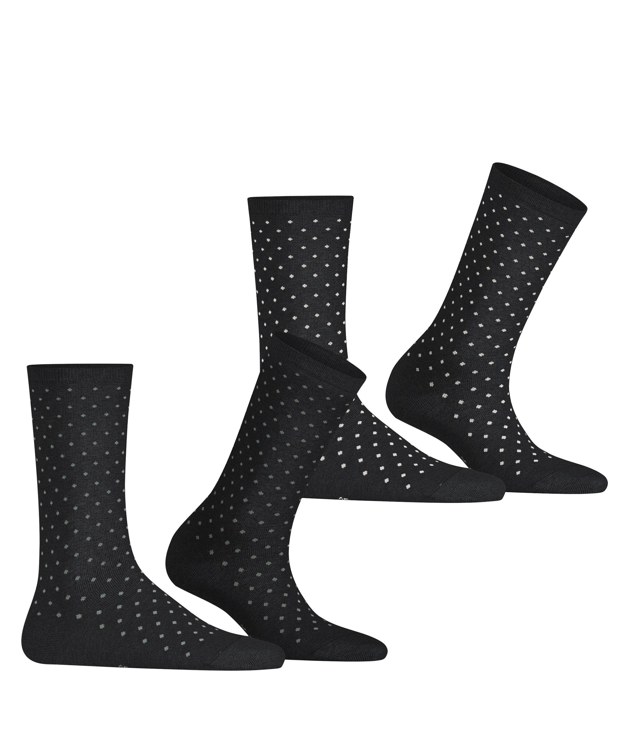 Esprit Socken »Fine Dot« 2 Paar,  mit Punkten, schmales Bündchen, Baumwoll-Mix