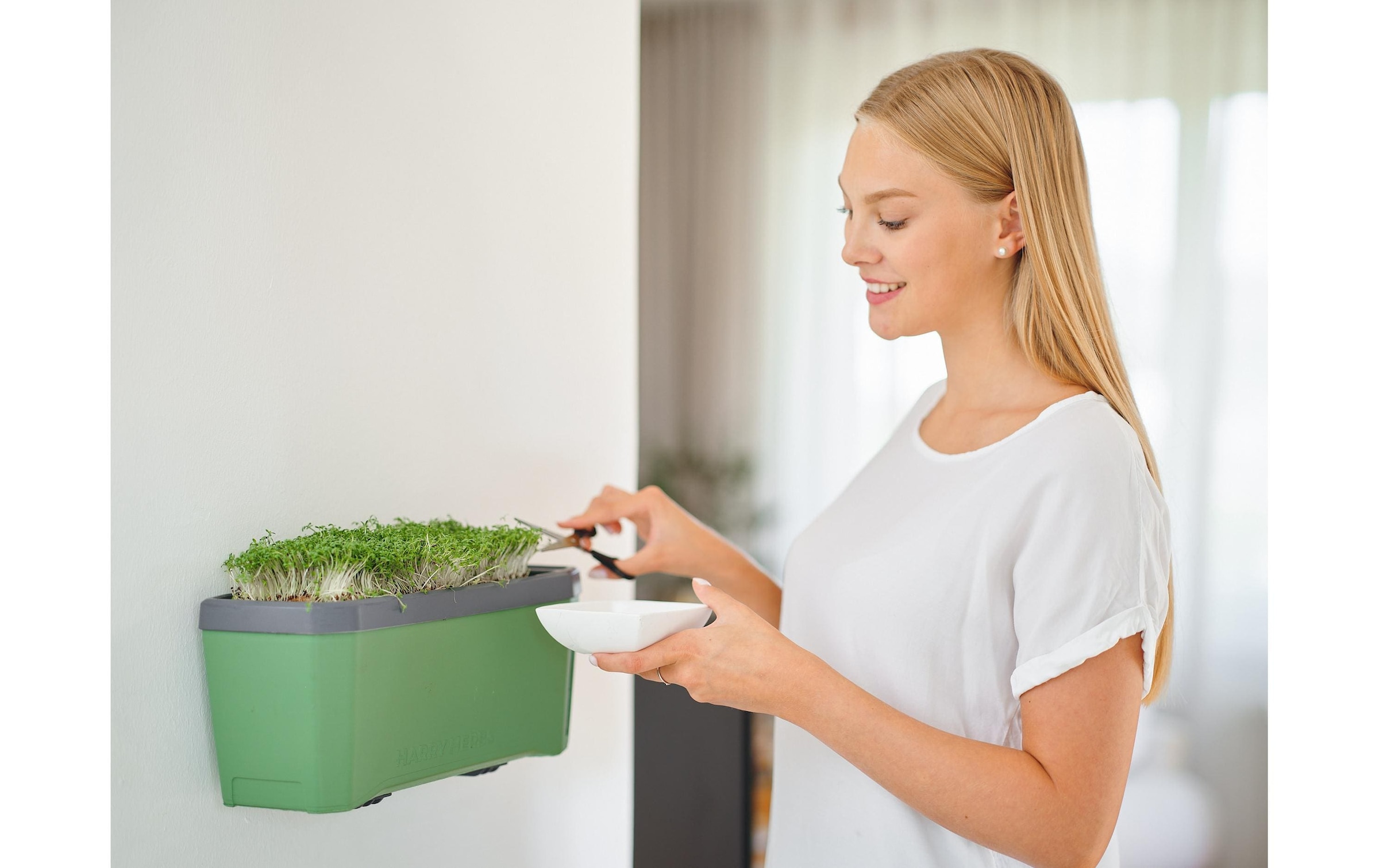 Gusta Garden Kräutertopf »HERBS dunkelgrün«