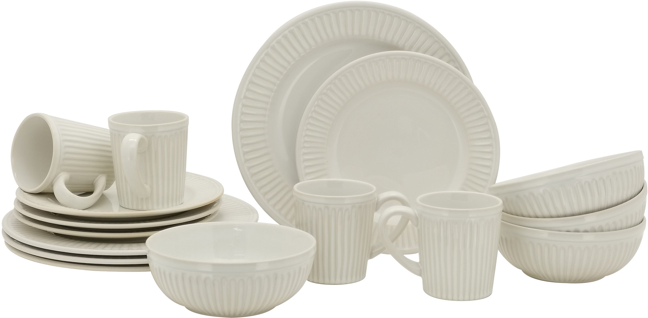 Image of Timbers Kombiservice »Bucksville«, (Set, 16 tlg.), mit toller Reliefstruktur bei Ackermann Versand Schweiz