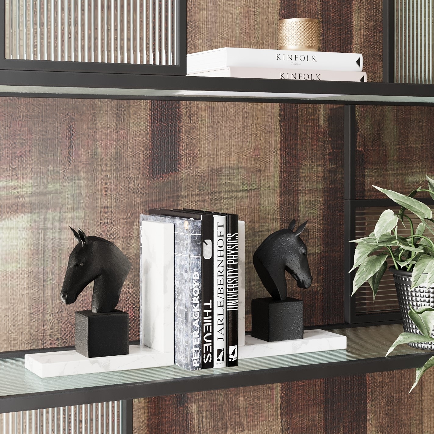 Kare Design Serre-livres »Buchstütze Horse (2/Set)«