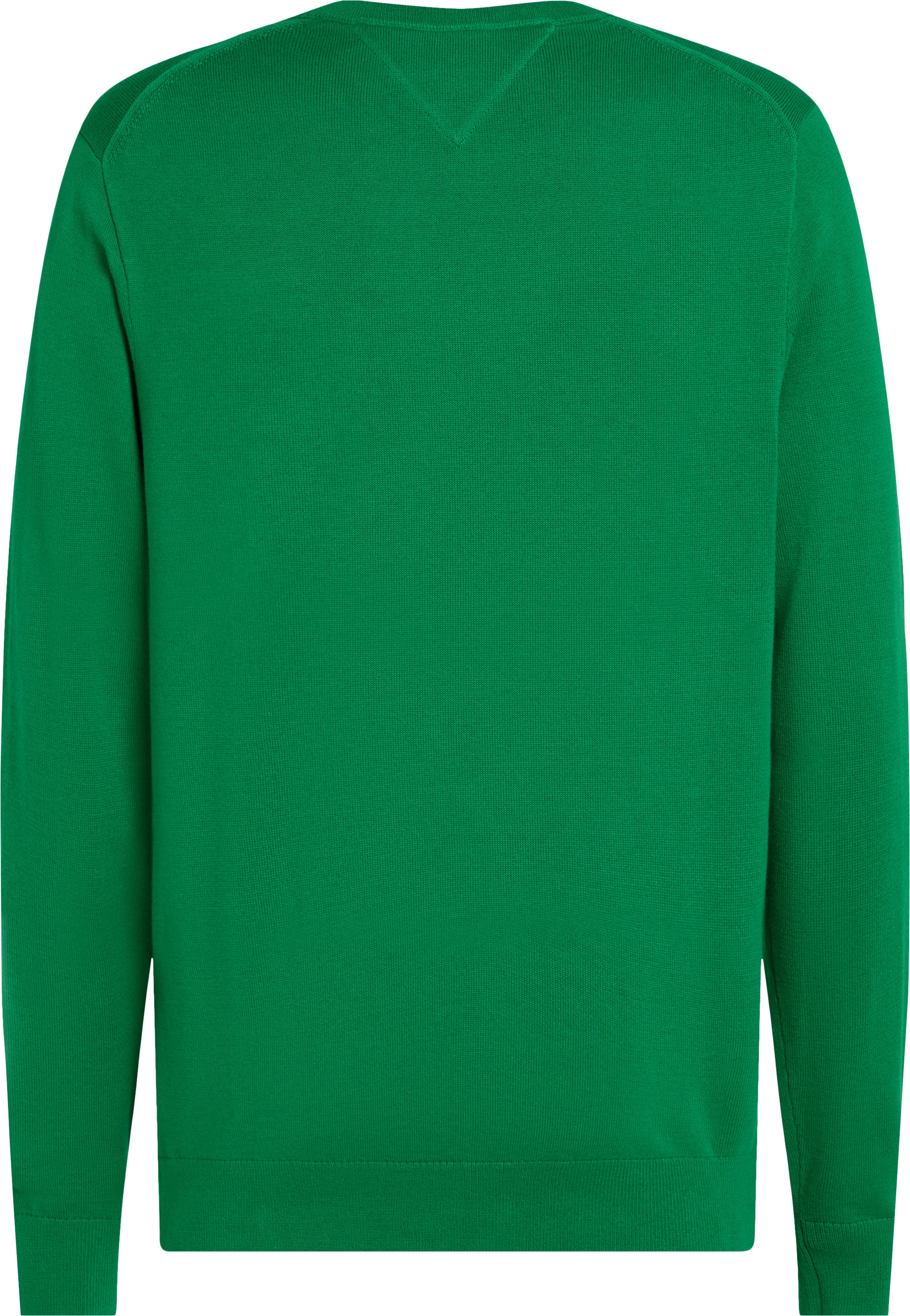 Tommy Hilfiger Big & Tall Rundhalspullover »BT-ESSENTIAL COTTON CREW NECK-B«, in Grossen Grössen, Logostickerei