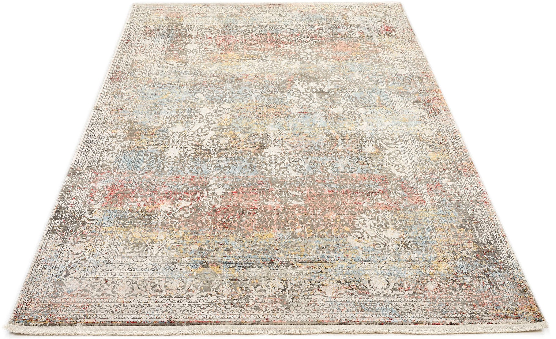 Image of OCI DIE TEPPICHMARKE Läufer »BESTSELLER CAVA«, rechteckig, 8 mm Höhe, Glanz Viskose, mit Fransen, Wohnzimmer bei Ackermann Versand Schweiz