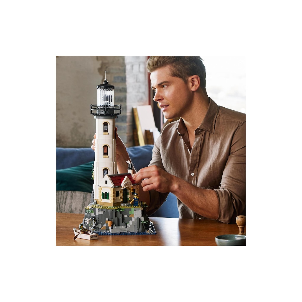 LEGO® Konstruktionsspielsteine »Motorisierter Leuchtturm 21335«, (2065 St.)
