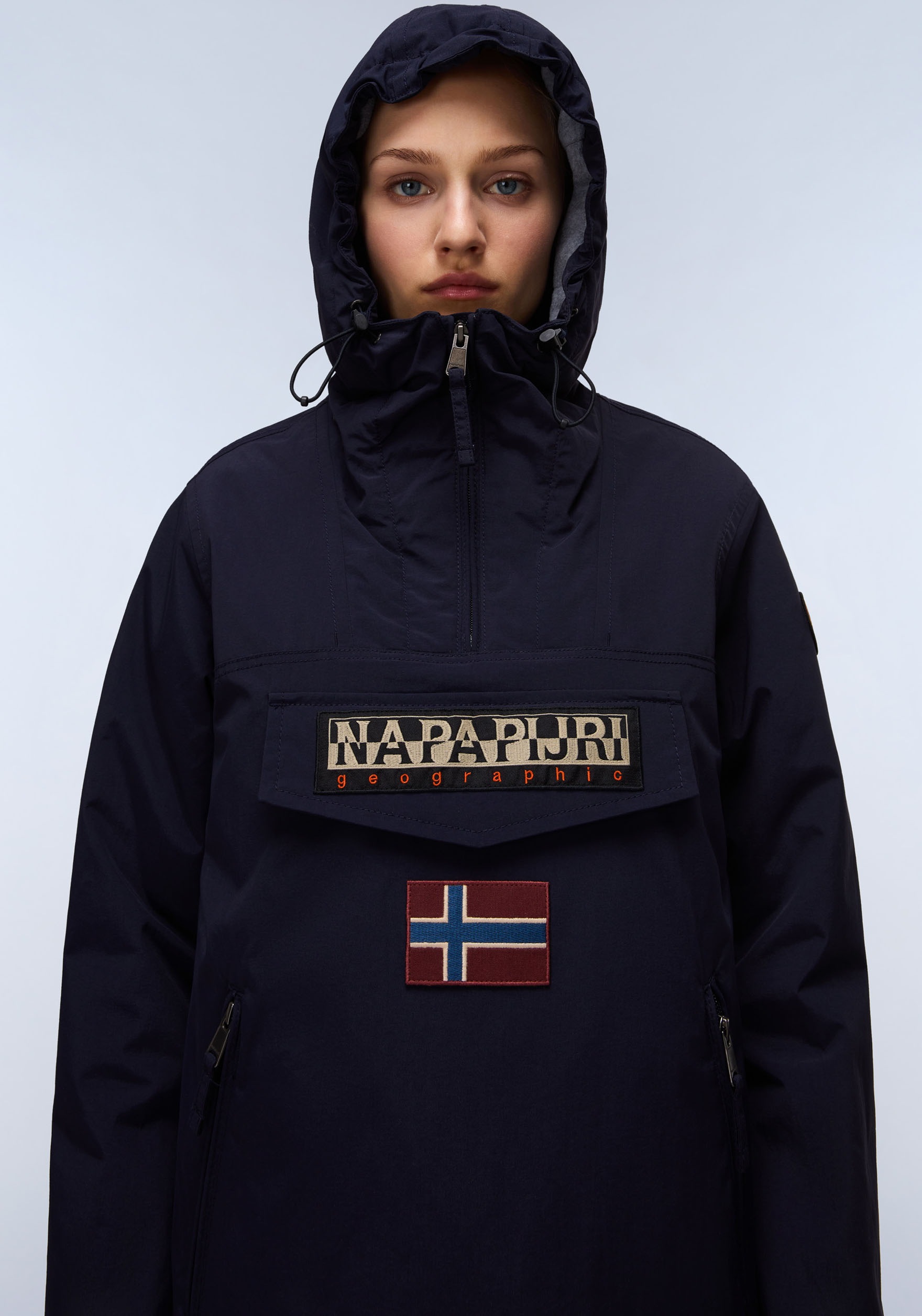 Napapijri Veste fonctionnelle »RAINFOREST« mit Kapuze Regular fit mit Kapuze und Kängurutasche