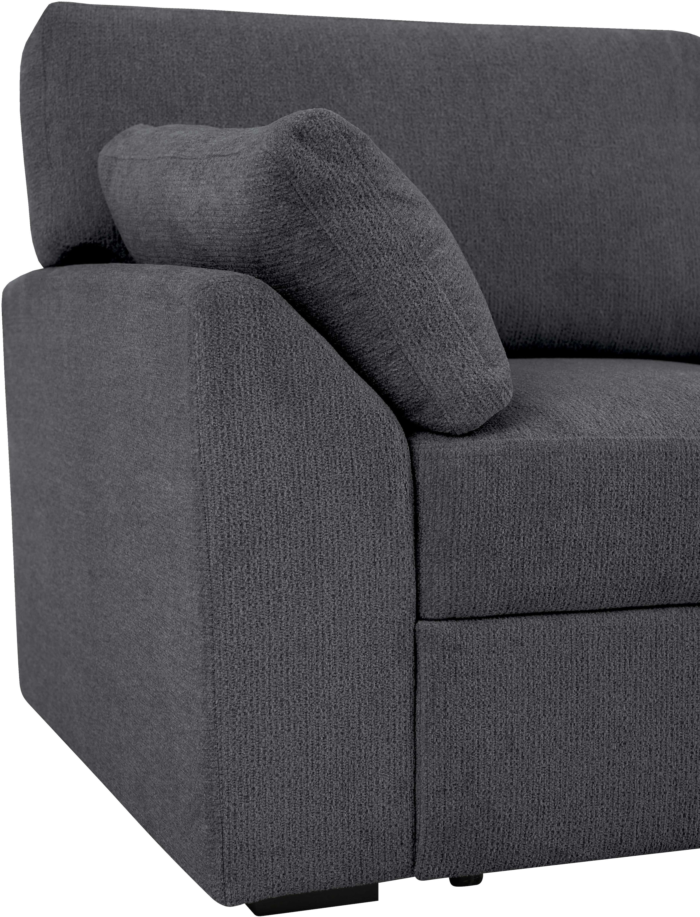 Home affaire Ecksofa »Citry« Breite 242 cm, Chenille, Bettfunktion, Bettkasten, L-Form