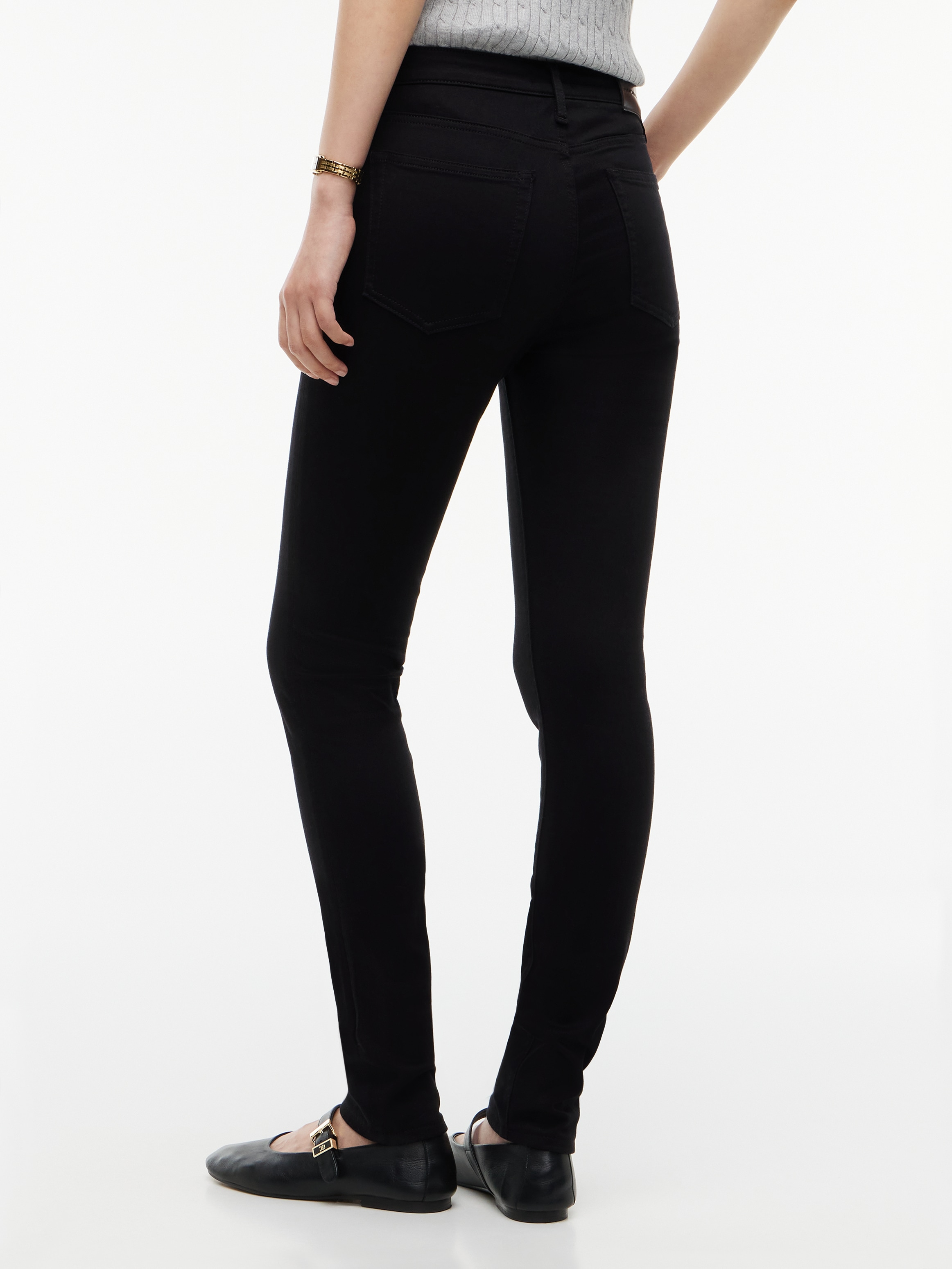 Tommy Hilfiger Jeans skinny »COMO MID RISE SKINNY STAY BLACK« Mélange de coton, taille régulière