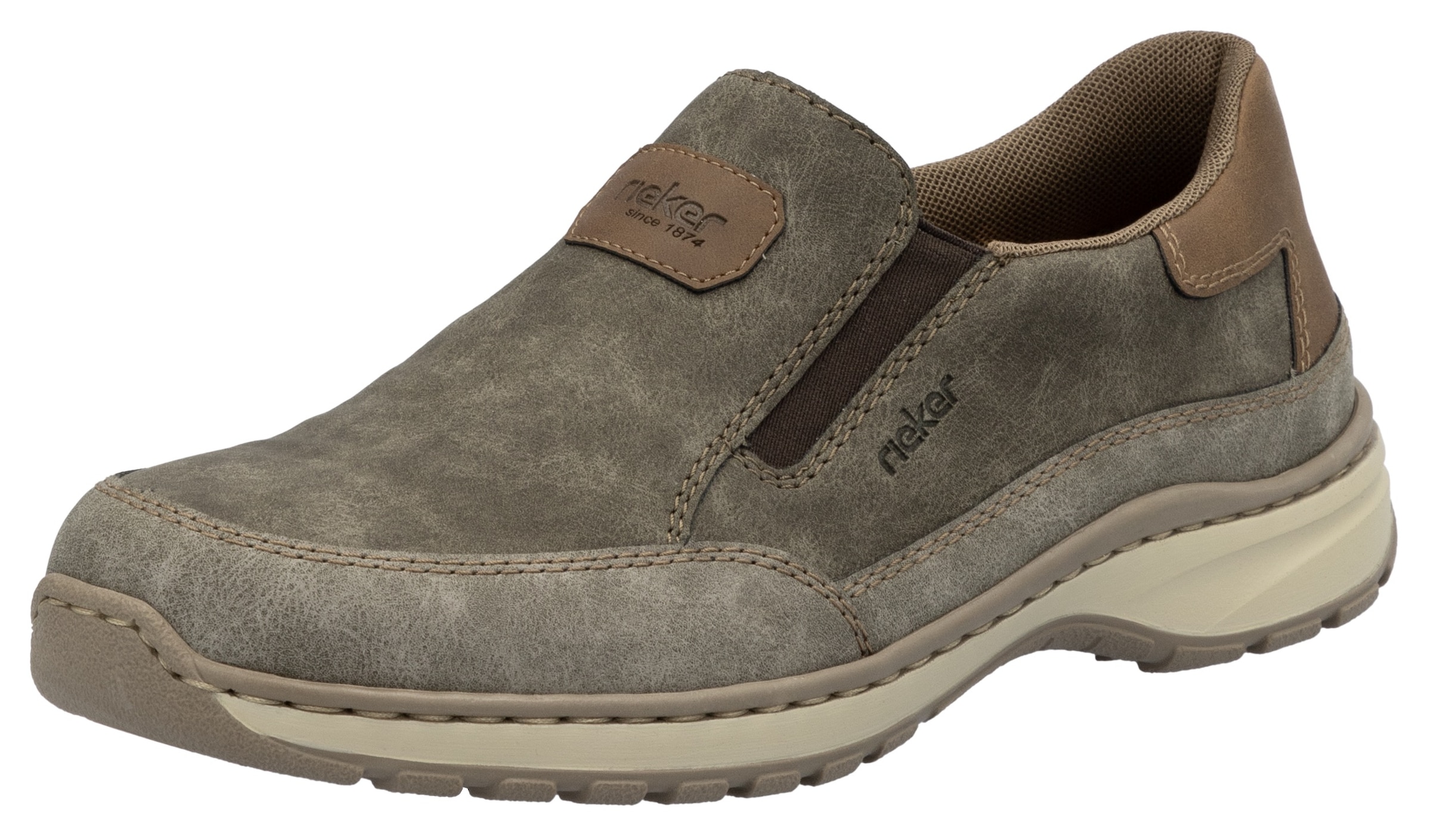 Image of Rieker Slipper Slip-on-Sneaker, Freizeitschuh, Halbschuh mit Gummizug