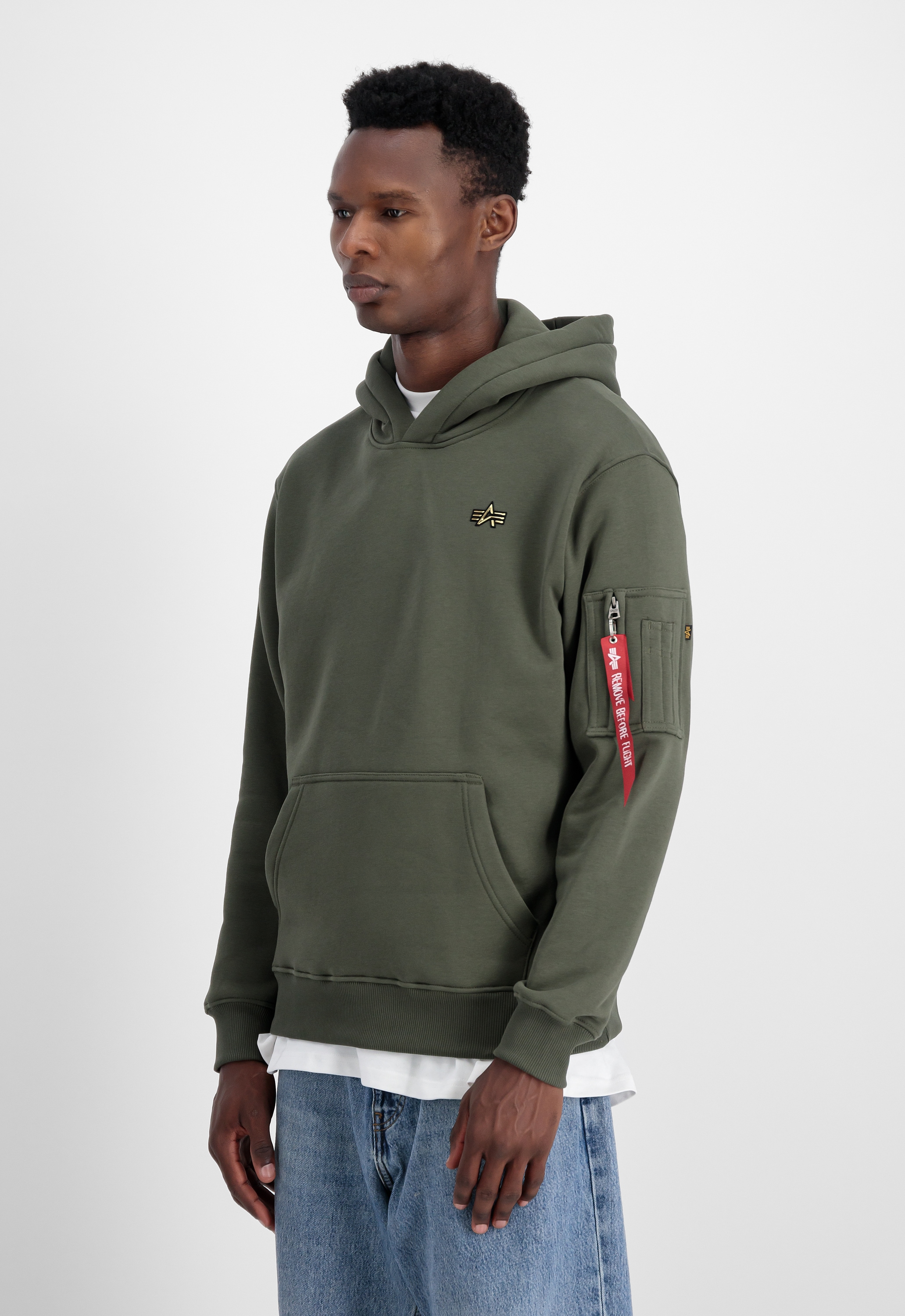 Alpha Industries Hoodie »Alpha Industries Men - Hoodies 3D Small Logo Hoodie«