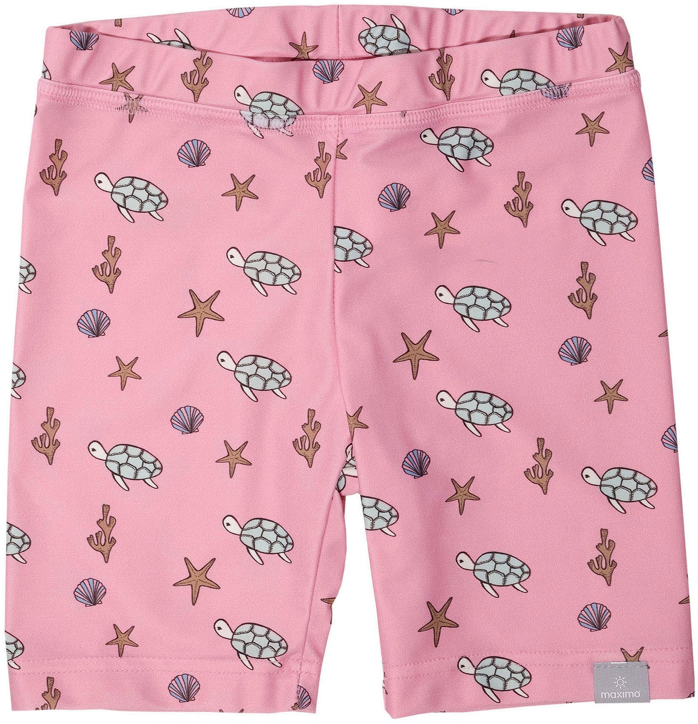 Image of MAXIMO Badepants UV-Schutzfaktor 50+, mit Print, mittellange Hose, trocknet schnell