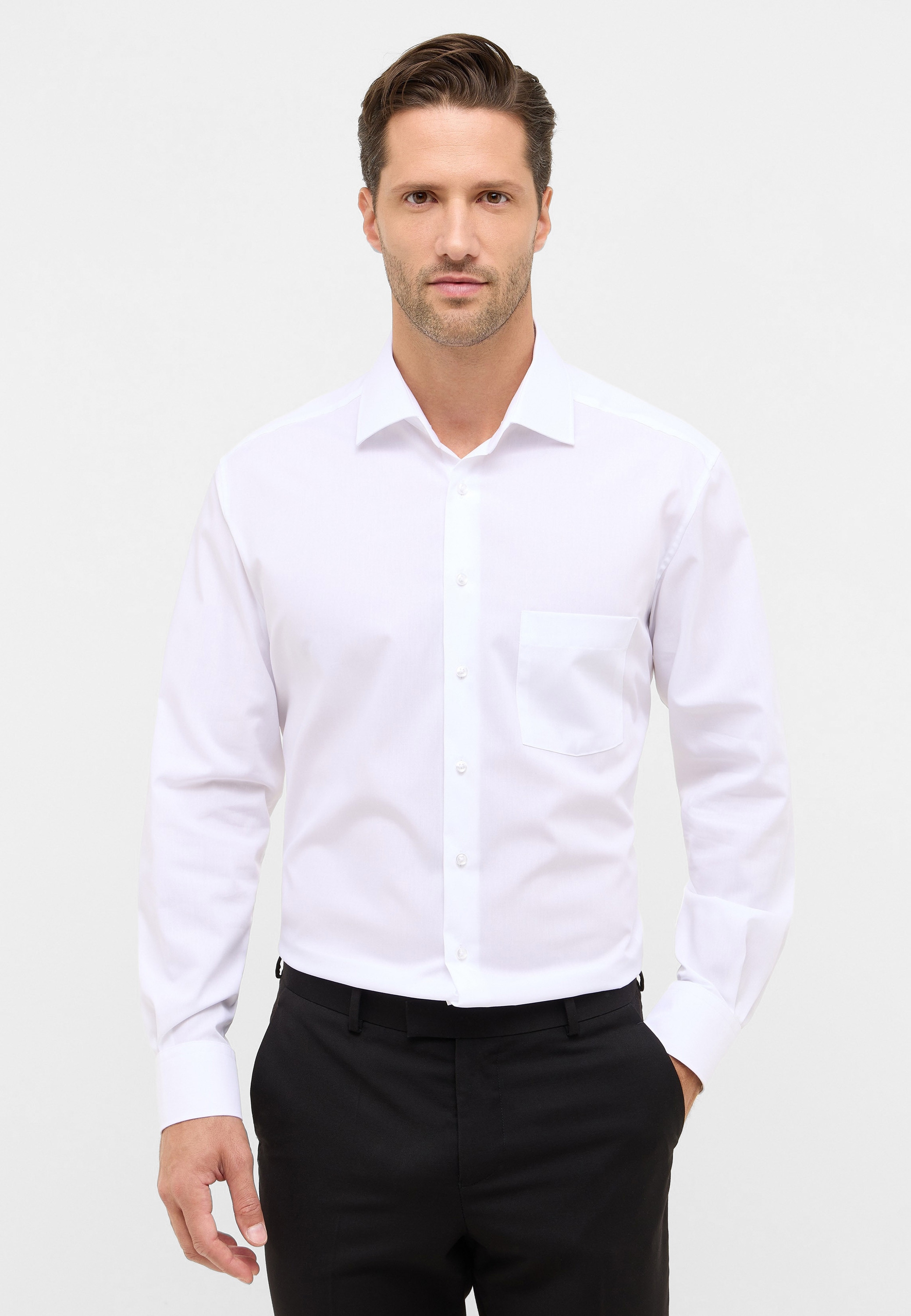Eterna Langarmhemd »MODERN FIT«, NON IRON (bügelfrei)
