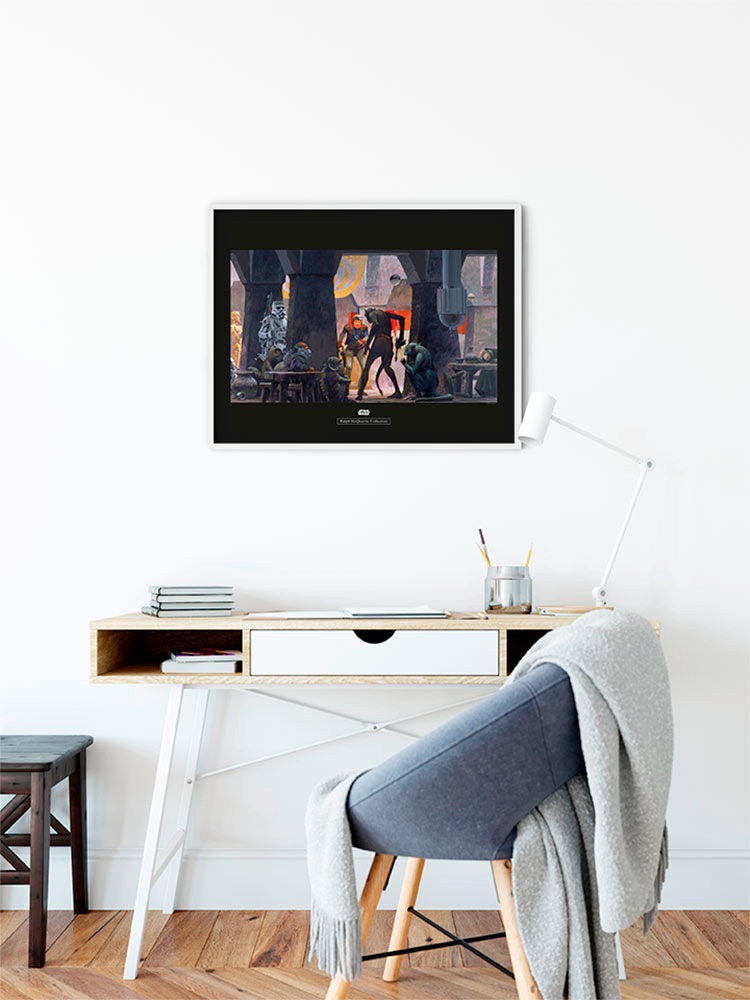 Komar Bild »Star Wars Classic RMQ Mos Eisley Streets«, Star Wars, (1 St.), Wandbild zur Dekoration im Kinderzimmer - ohne Rahmen