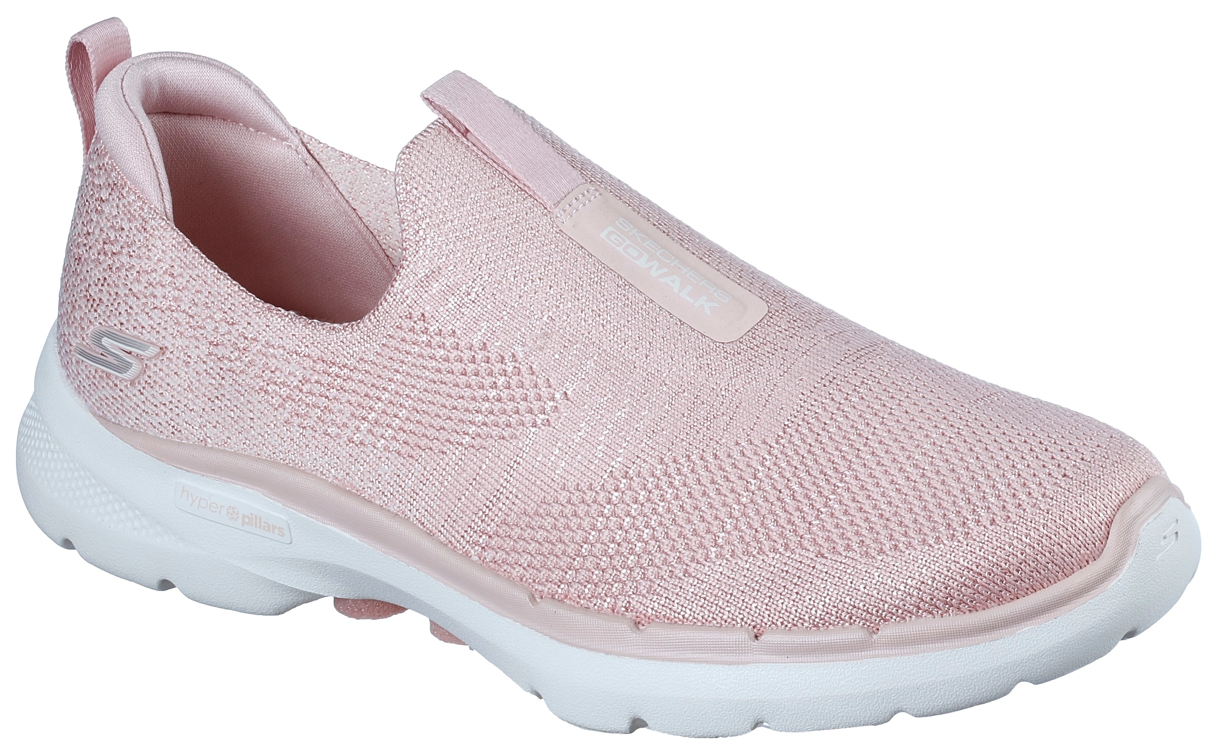 Image of Skechers Slip-On Sneaker »GO WALK 6 GLIMMERING«, mit gepolstertem Fersenpart bei Ackermann Versand Schweiz