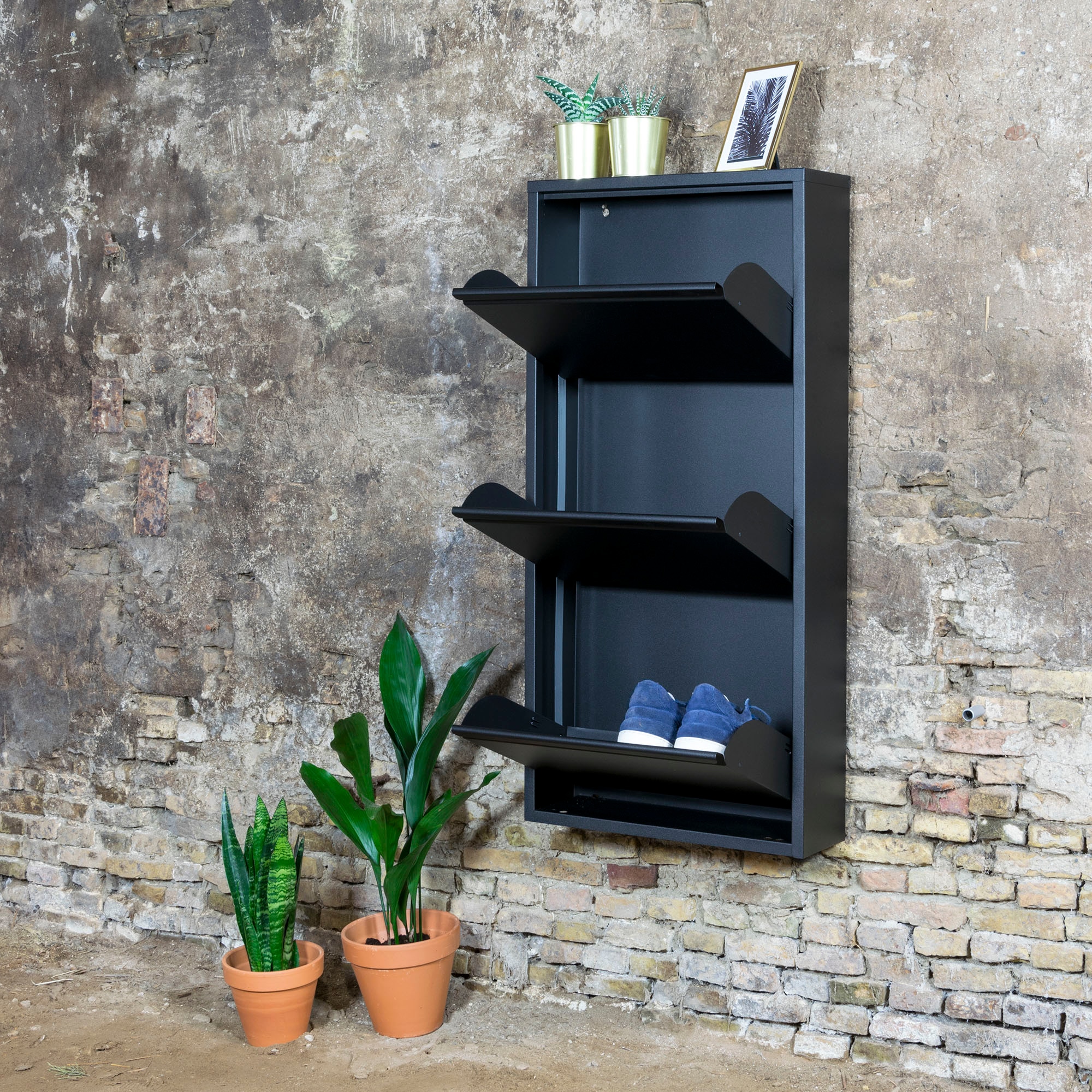 Spinder Design Armoire à chaussures »Billi Schuhklapper« métal, largeur 50 cm