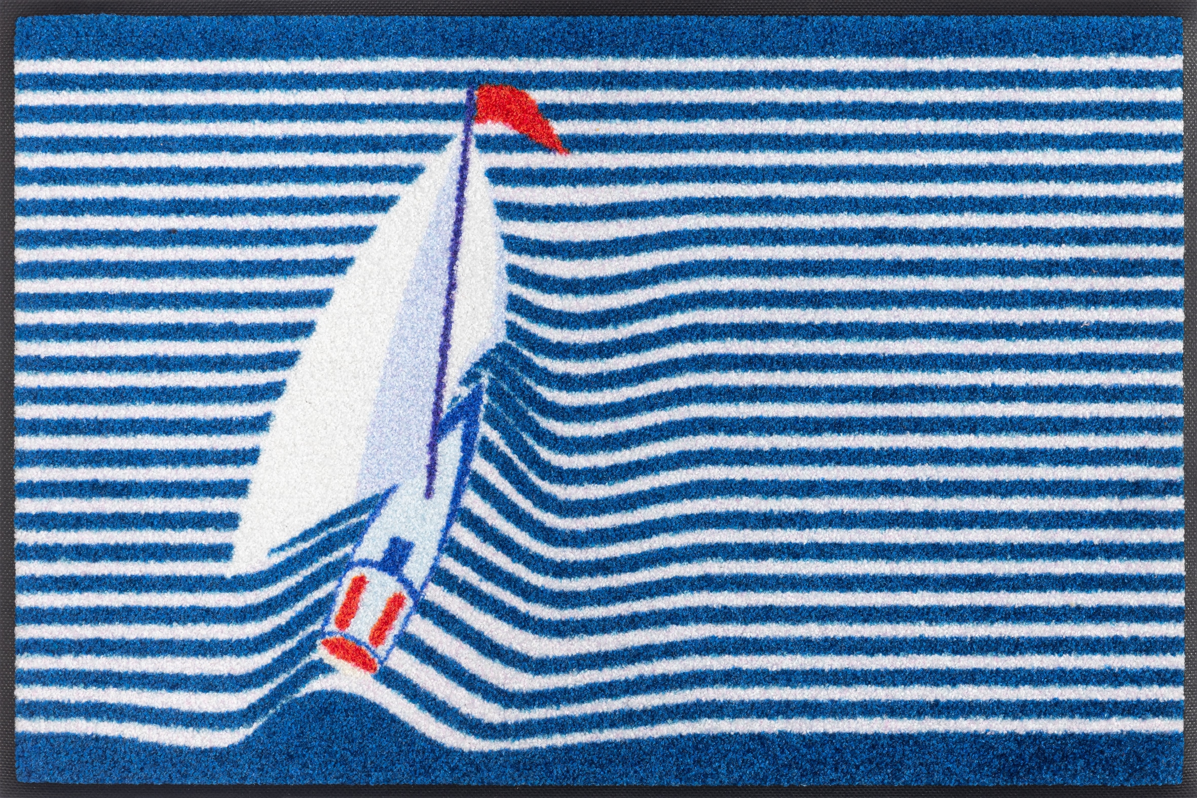 Image of wash+dry by Kleen-Tex Fussmatte "Sailing Boat" rechteckig 7 mm Höhe