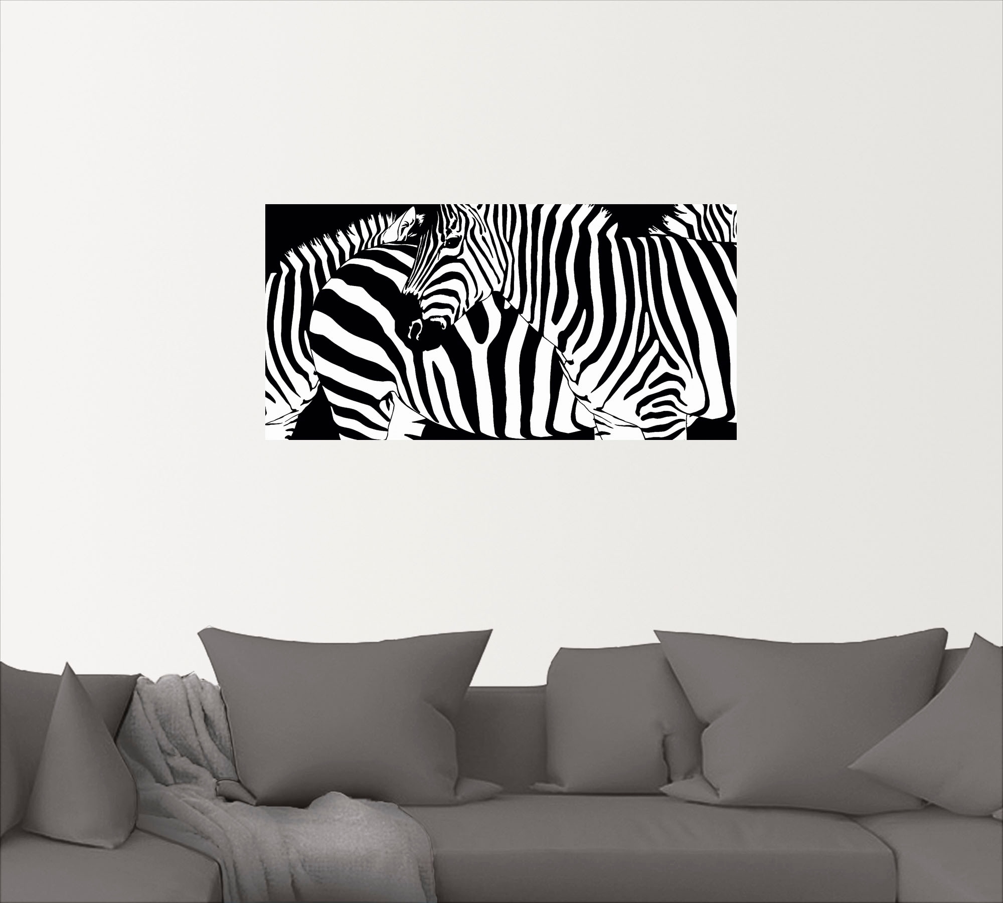 Artland Wandfolie »Zebrastreifen«, Wildtiere, (1 St.), selbstklebend