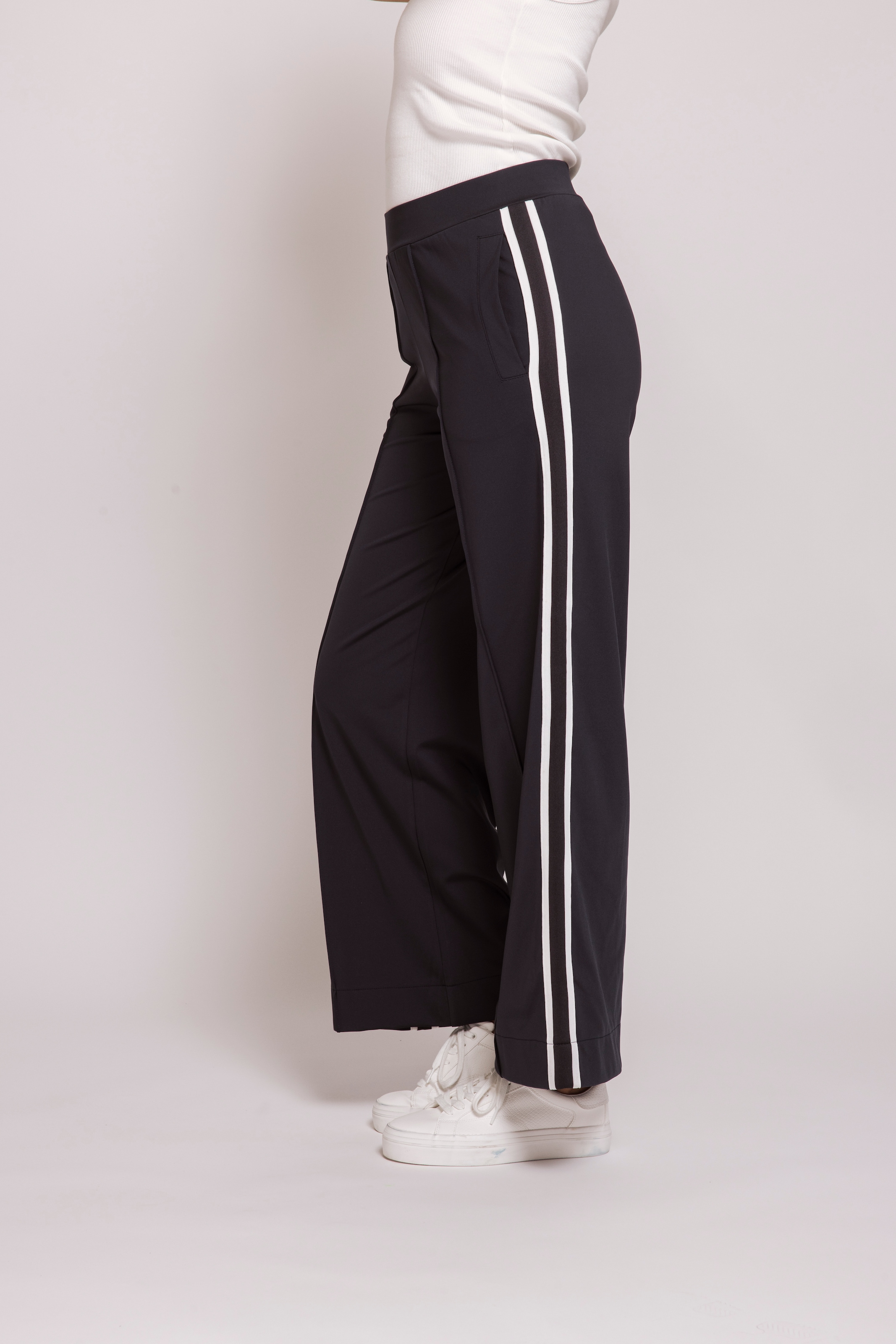 Zhrill Jerseyhose »DEENA«  Wide Leg, Galonstreifen