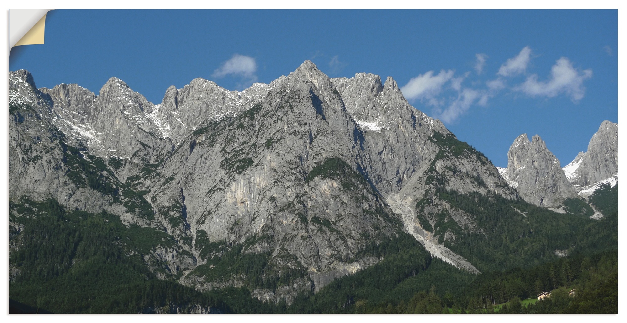 Image of Artland Wandbild »Tennengebirge«, Berge, (1 St.), in vielen Grössen & Produktarten -Leinwandbild, Poster, Wandaufkleber / Wandtattoo auch für Badezimmer geeignet bei Ackermann Versand Schweiz