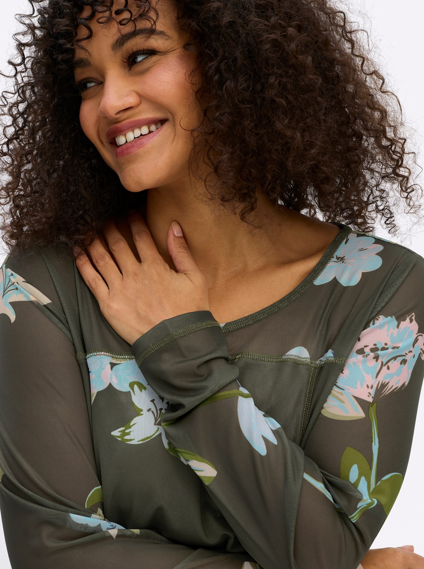 sheego by Joe Browns Langarmshirt »Langarm-Shirt« 1