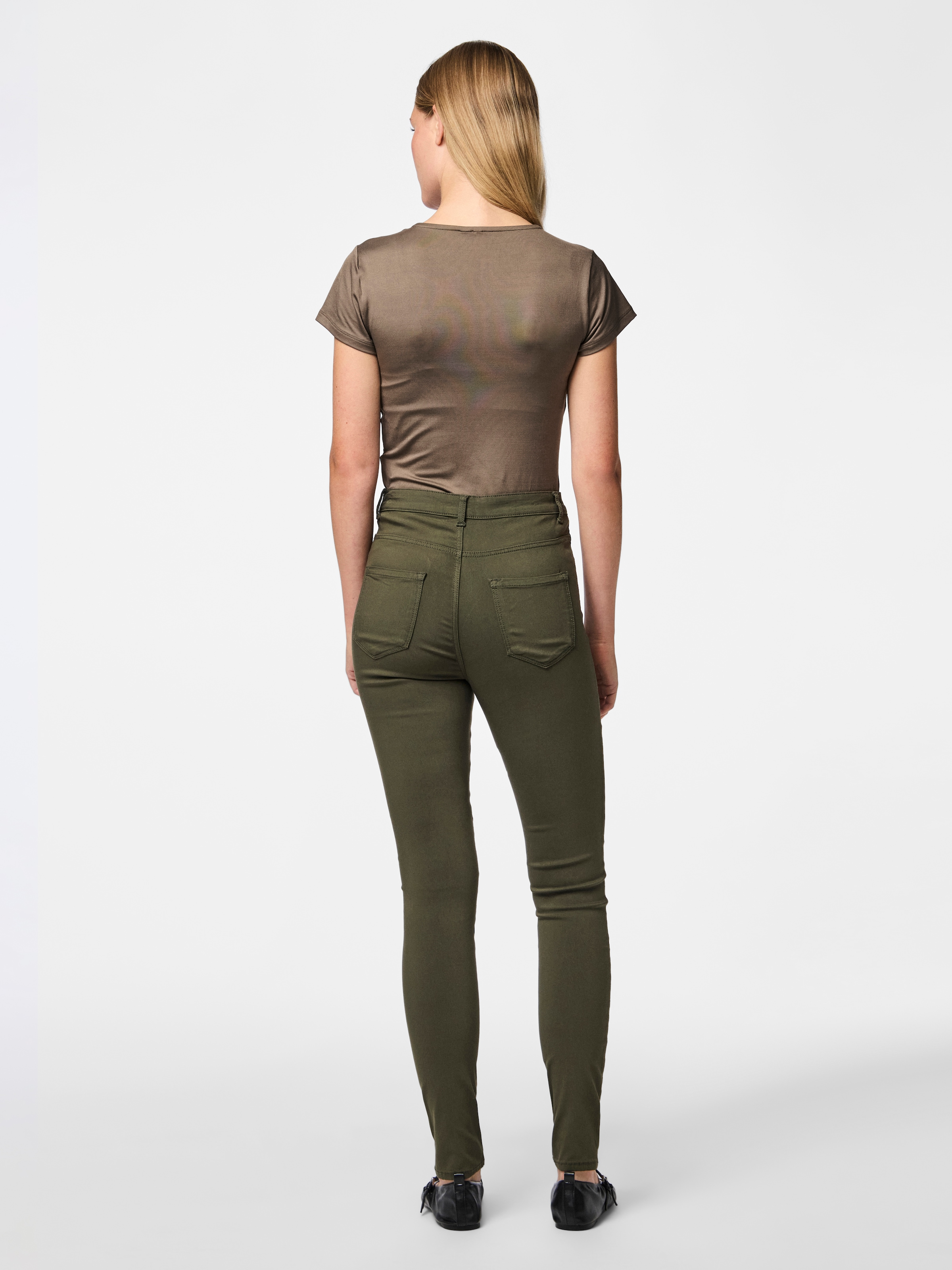 pieces Jeggings »PCHIGHSKIN WEAR JEGGINGS«  Viskosemischung, skinny fit