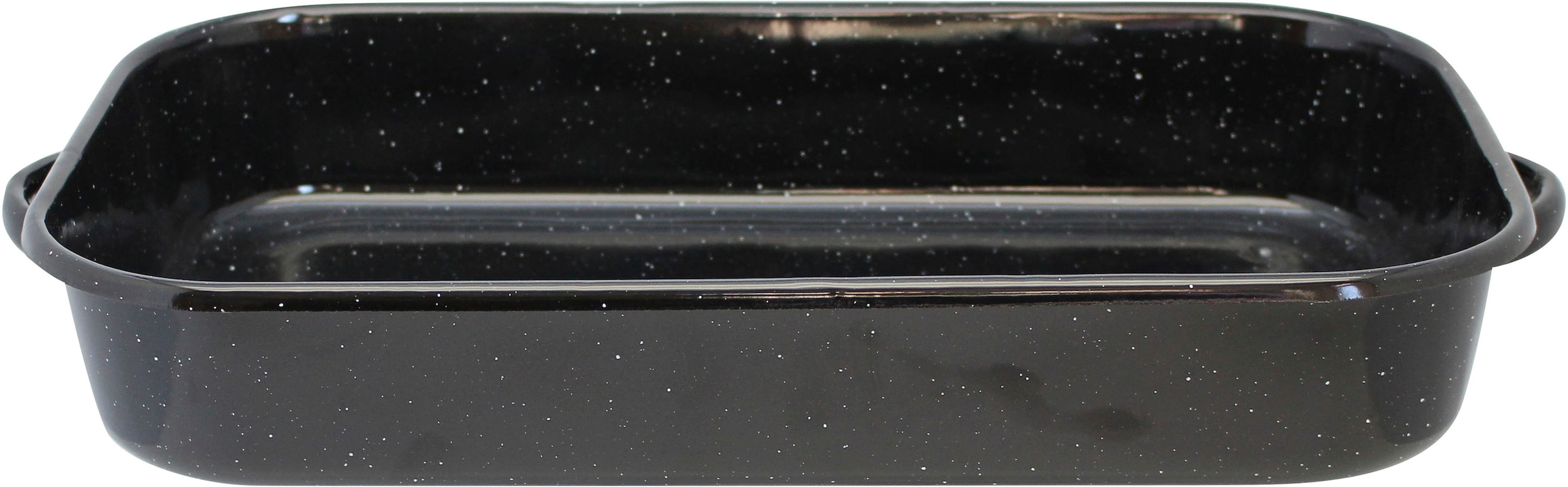 Image of Elo Basic Bratpfanne "Basic" Emaille 1 Stk. tlg. Auflaufform, emaillierte hohle Seitengriffe, 38 cm