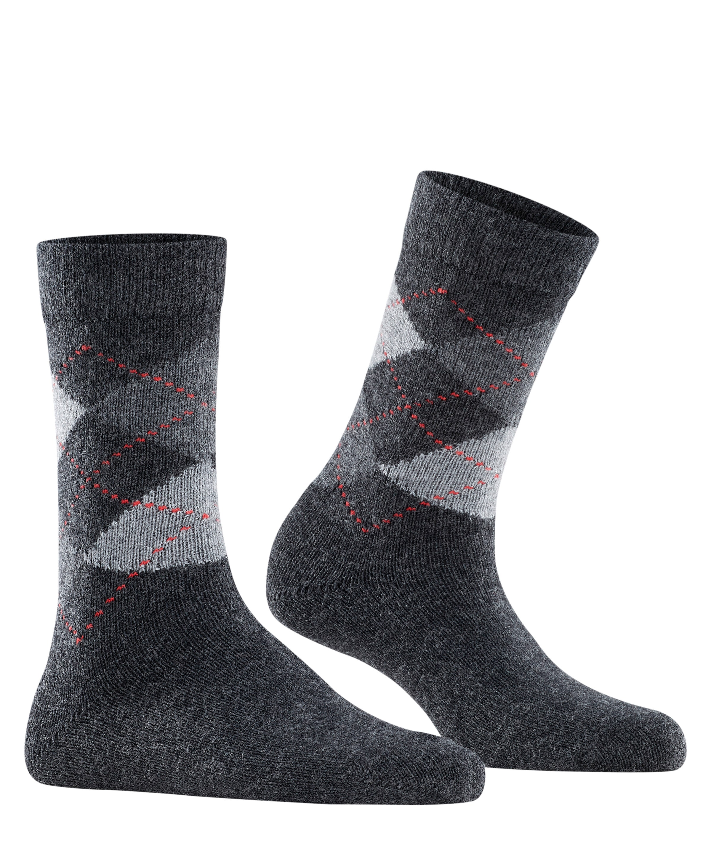 Burlington Chaussettes »Whitby« Taille unique 36-41, motif argyle, texture douce